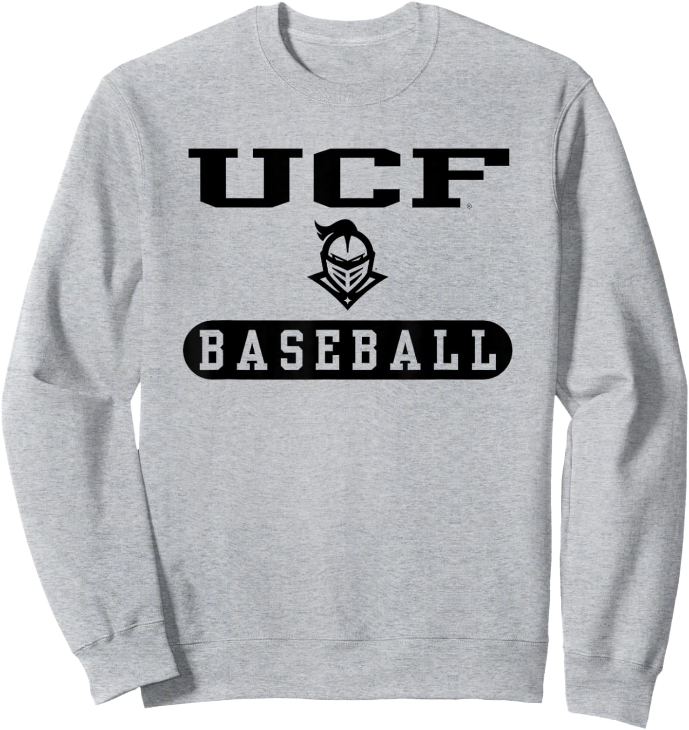 Central Florida Golden Knights Baseball Logo Sweatshirt - Sweatshirt | Ash