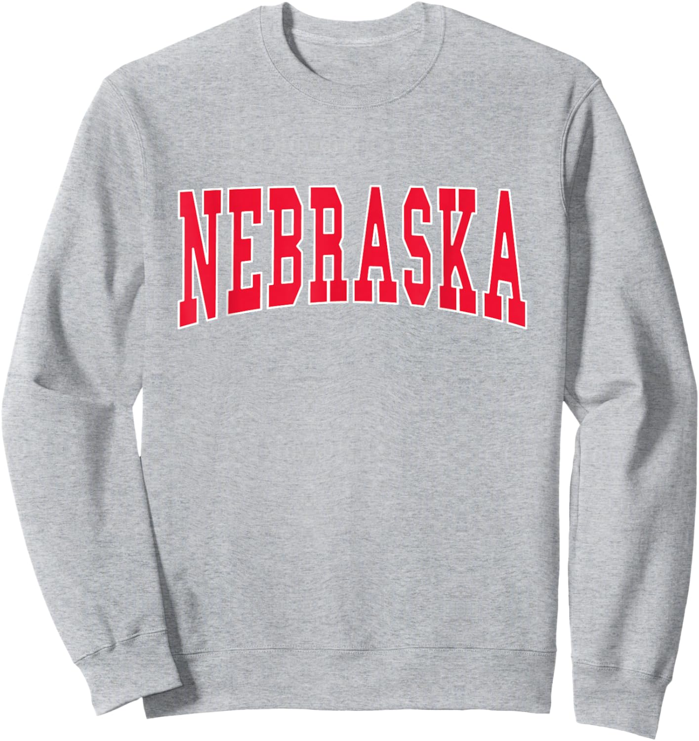 NEBRASKA - Throwback Design - Classic Sweatshirt - Sweatshirt | Ash
