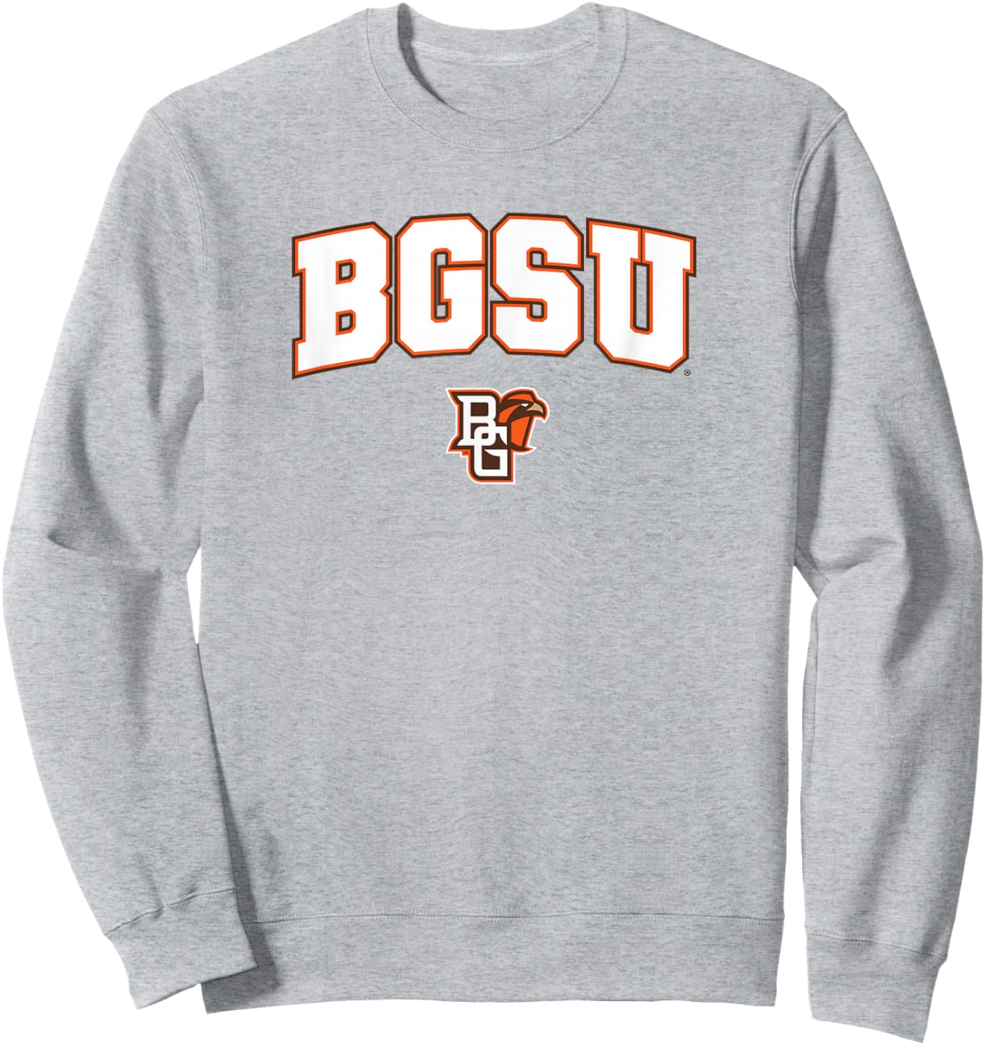 Bowling Green BGSU Falcons Arch Logo Sweatshirt - Sweatshirt | Ash