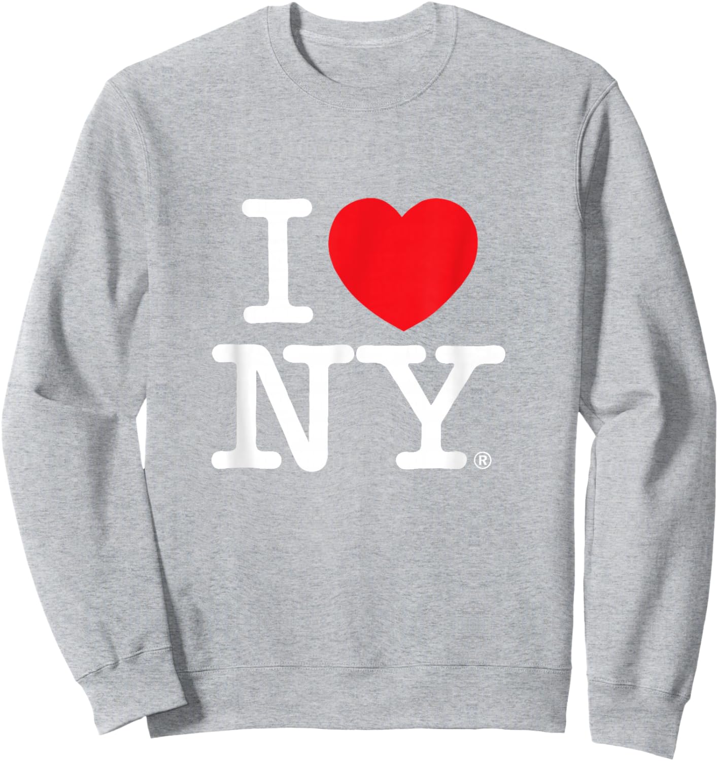 I LOVE NY Classic Logo Sweatshirt - Sweatshirt | Ash
