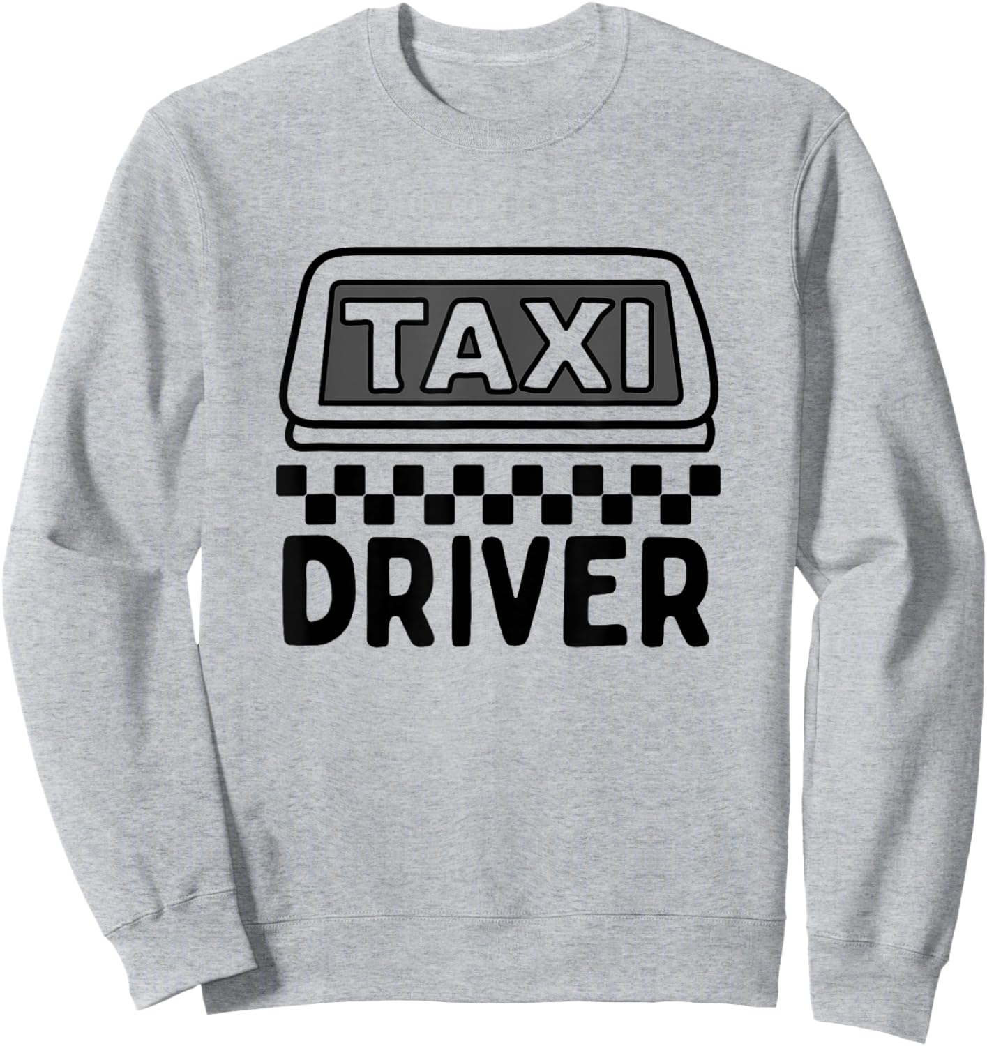 Yellow Taxi Costume Halloween Taxi Driving Funny Taxi Driver Sweatshirt - Sweatshirt | Ash
