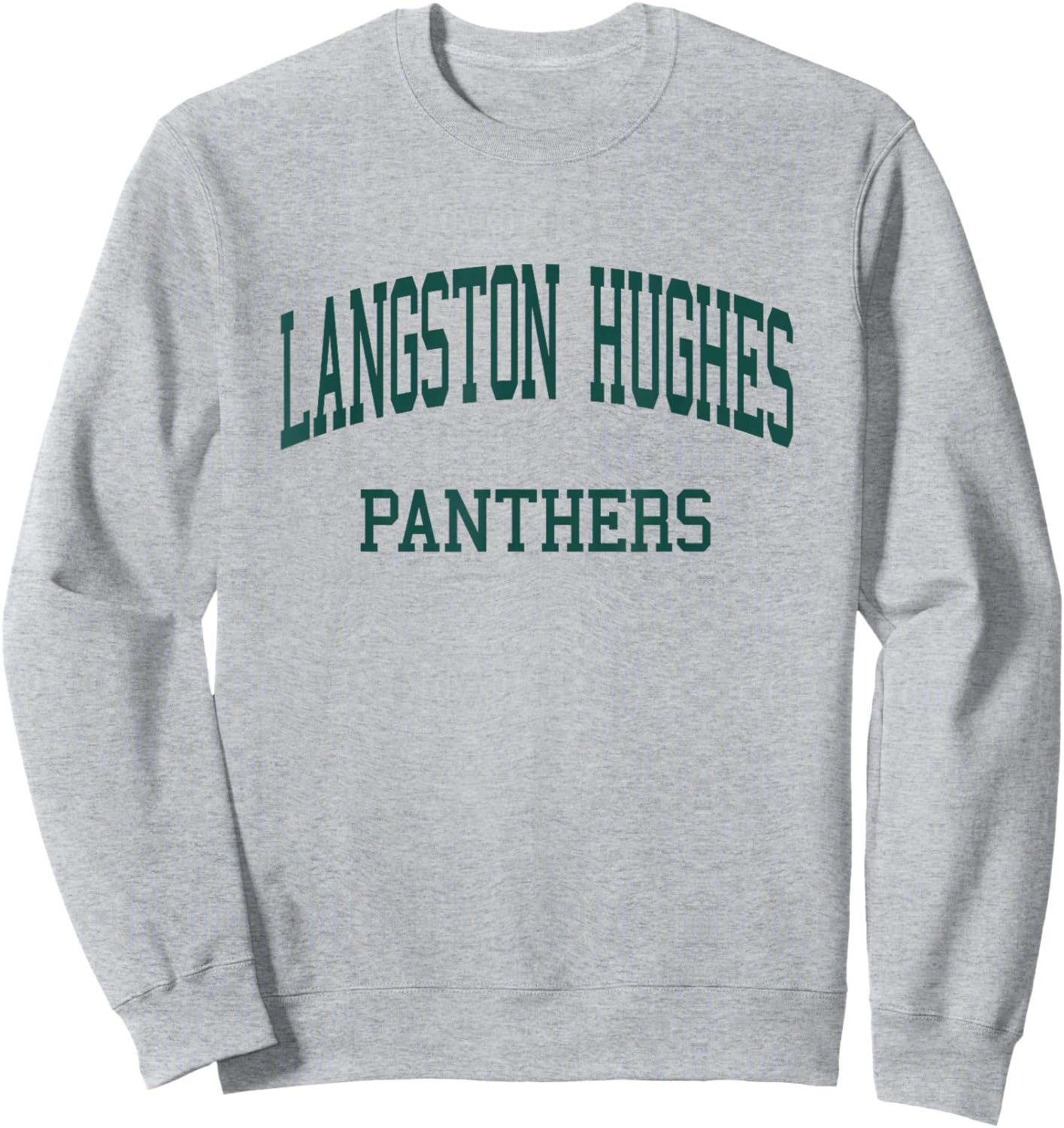 Langston Hughes High School HS Fairburn GA Retro Sweatshirt - Sweatshirt | Ash