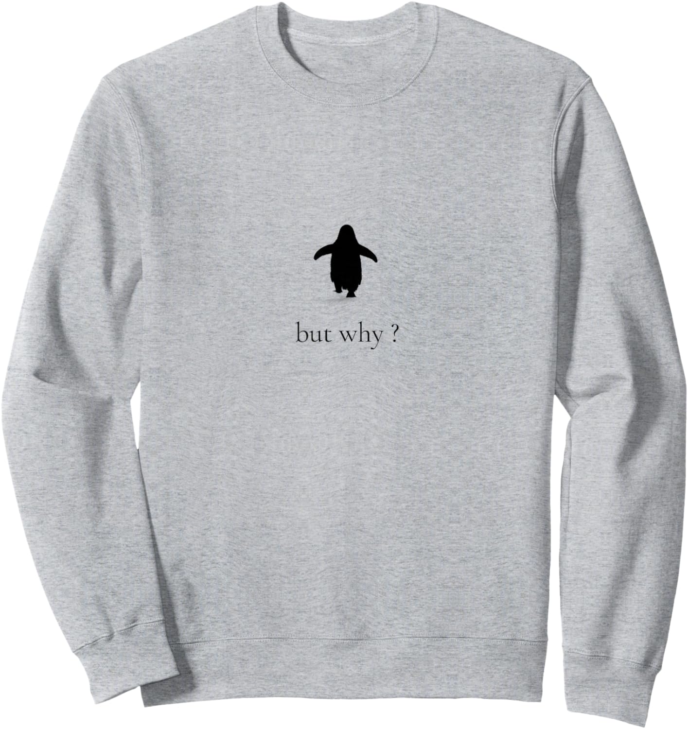 Penguin Mountain But Why Meme Sweatshirt - Sweatshirt | Ash