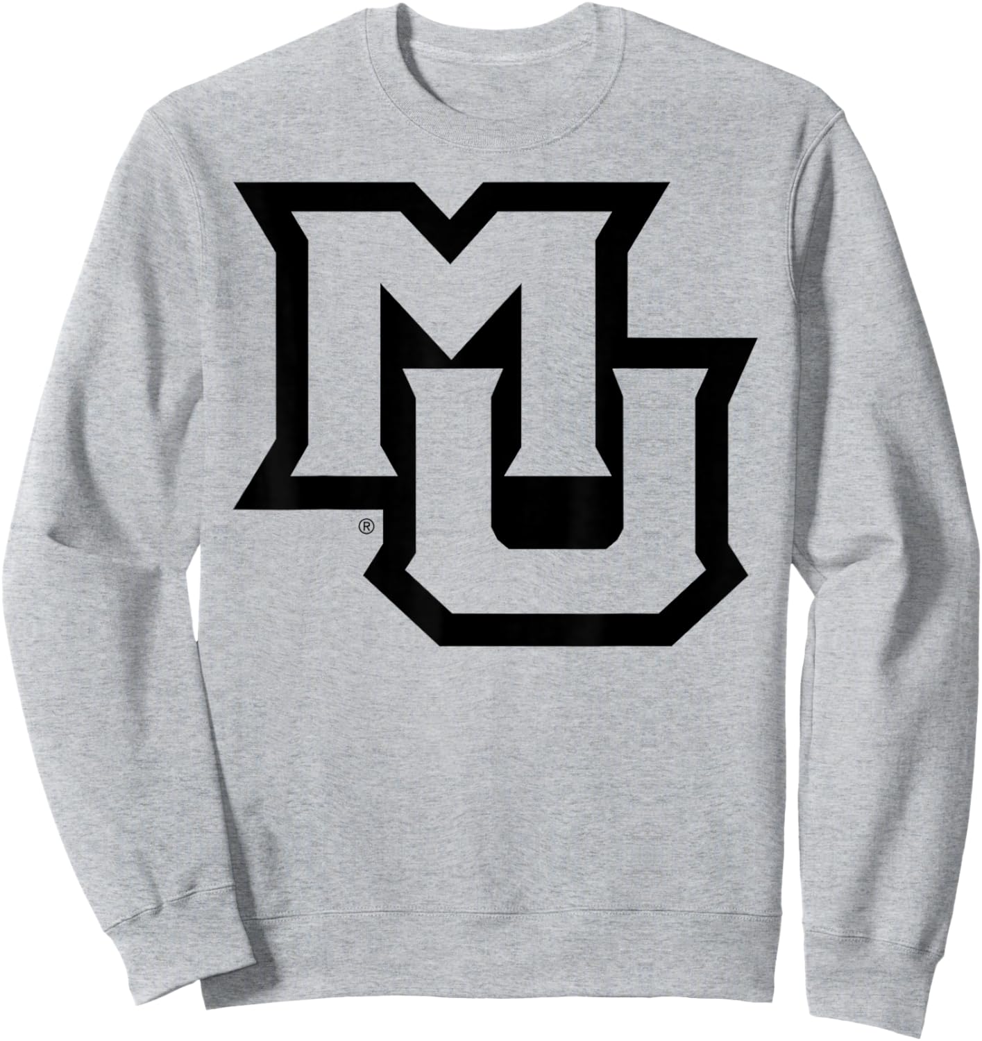 Marquette Golden Eagles Two Tone White Officially Licensed Sweatshirt - Sweatshirt | Ash