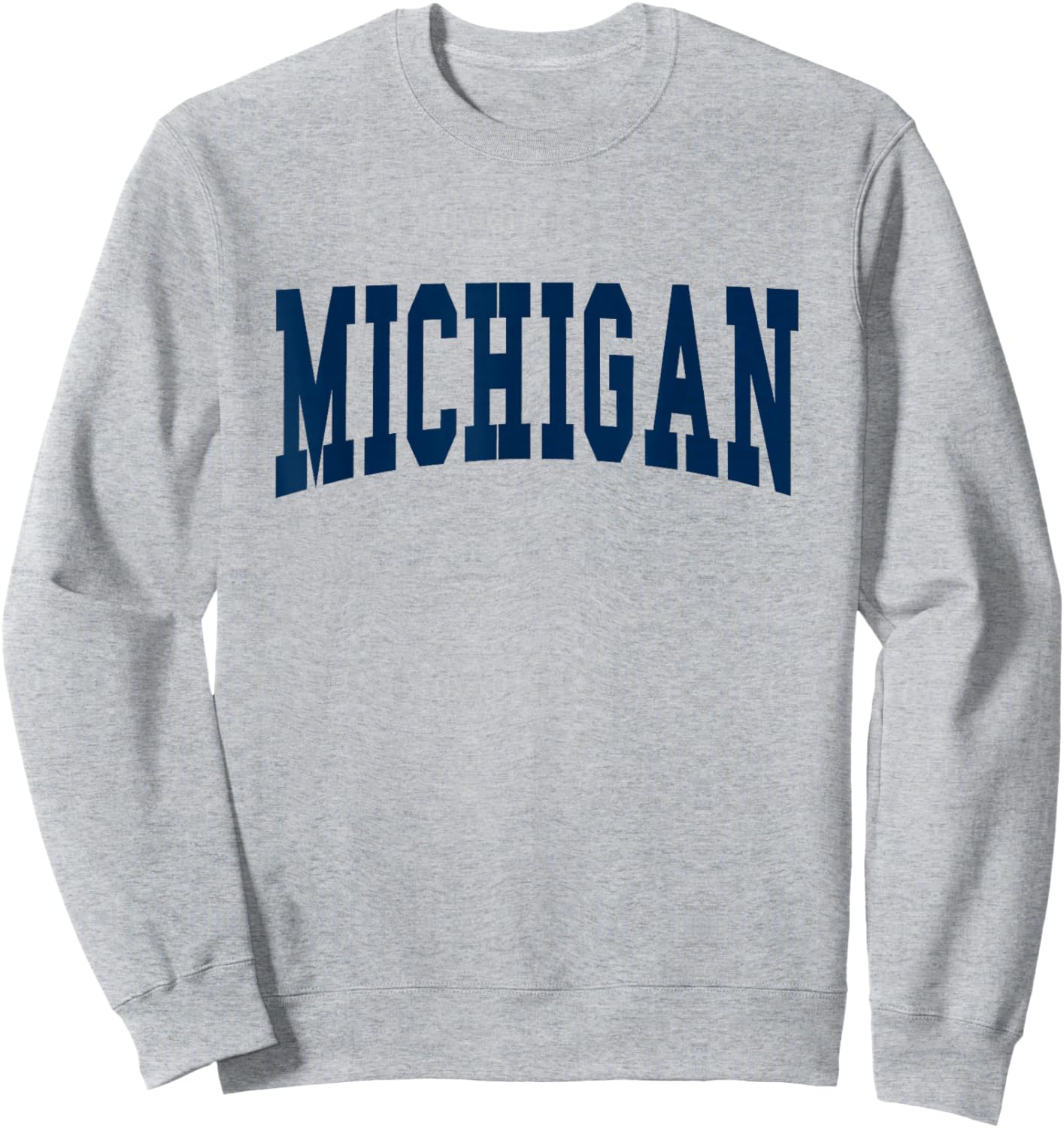 MICHIGAN - Throwback Design - Classic Sweatshirt - Sweatshirt | Ash