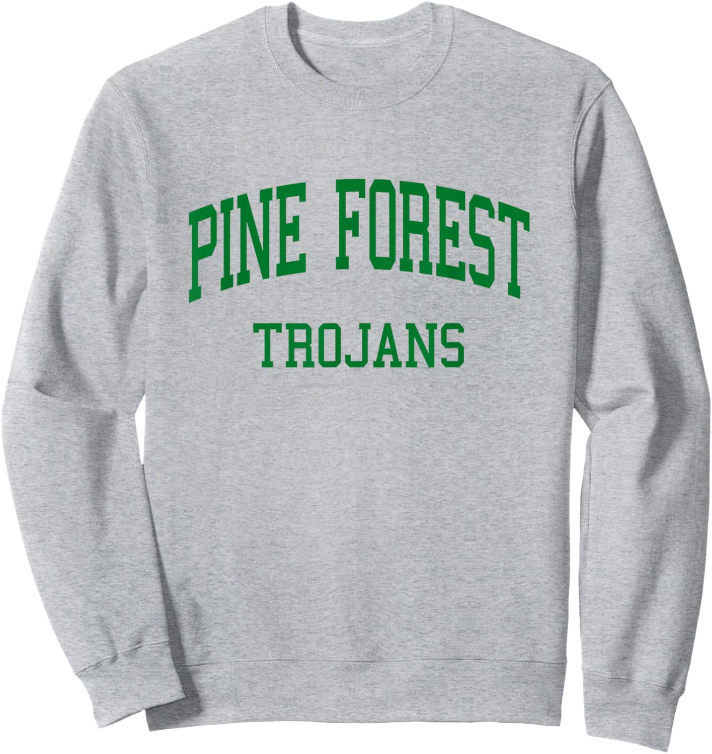 Pine Forest High School HS Fayetteville NC Retro Sweatshirt - Sweatshirt | Ash