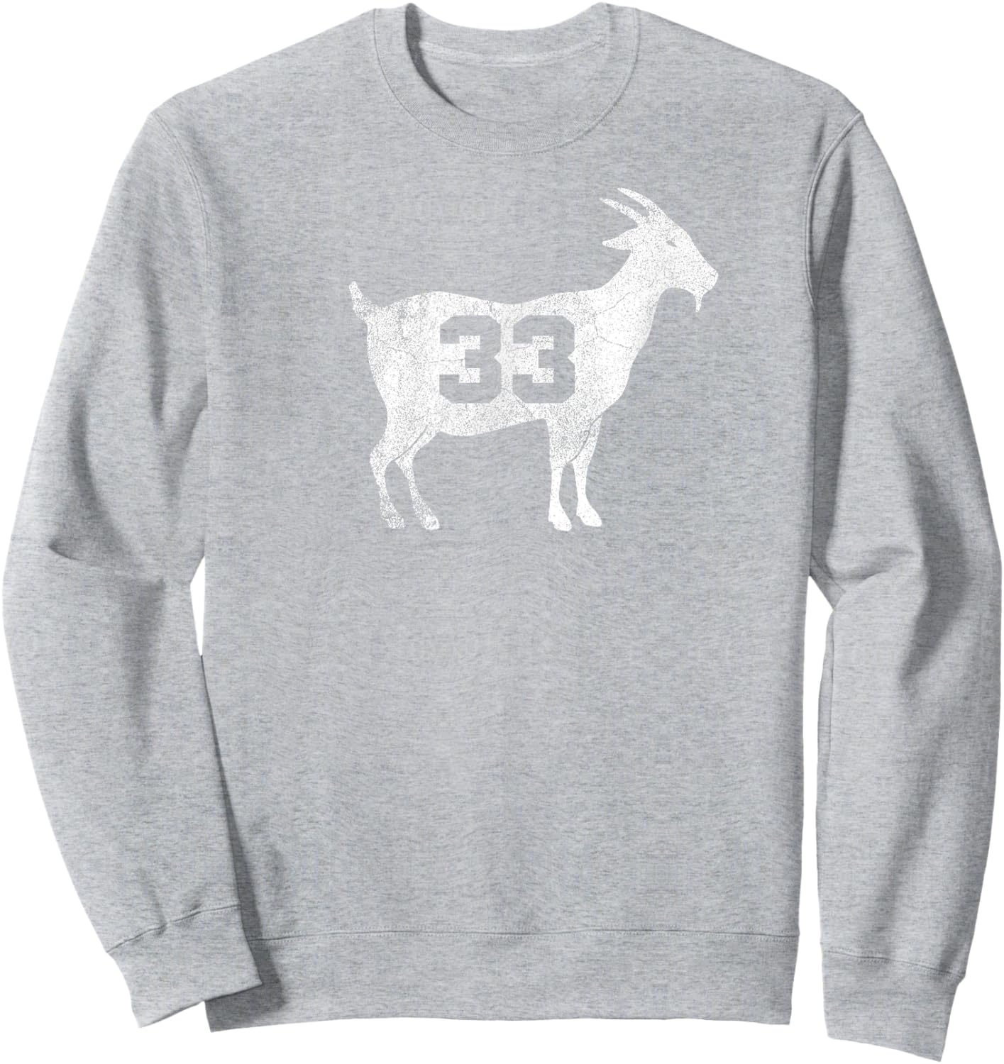 Bird 33 Goat Boston Legend Greatest All Time Sweatshirt - Sweatshirt | Ash
