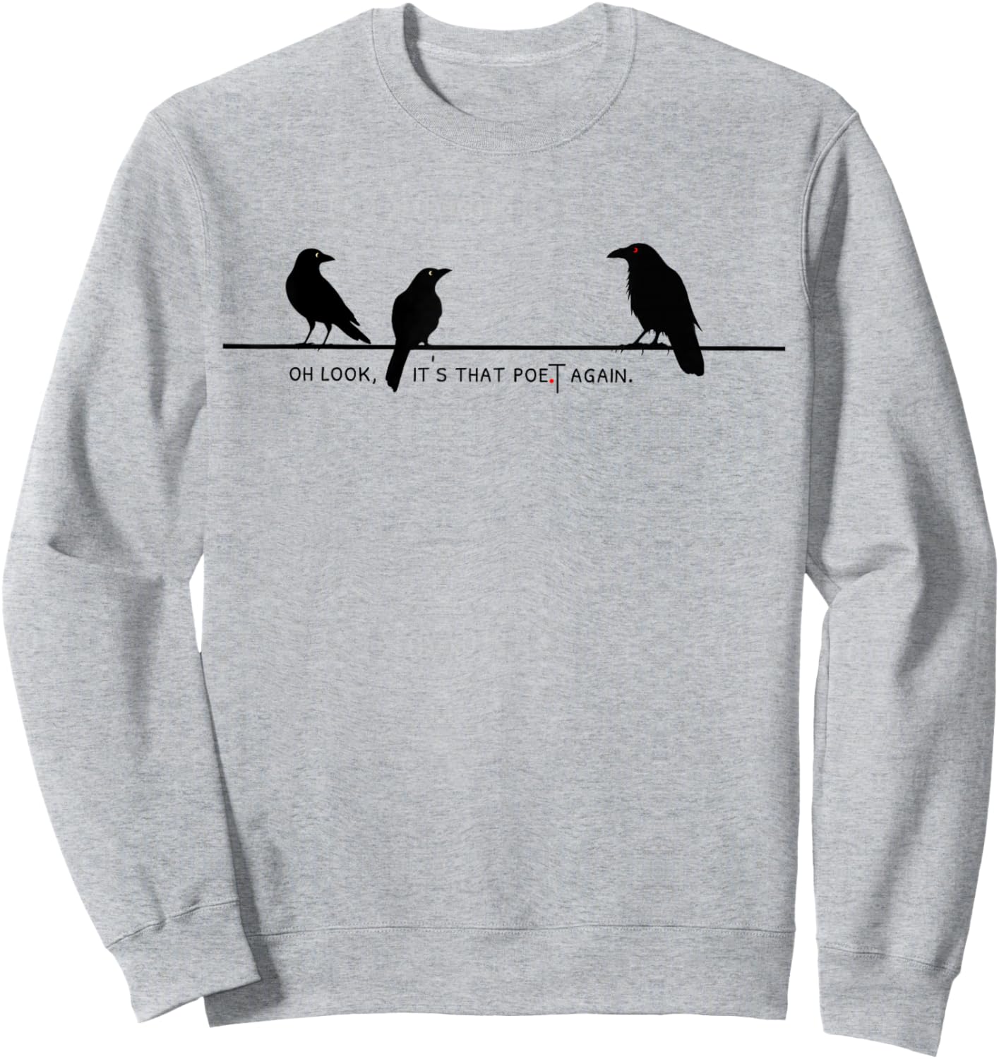 The Fallen Crow Sweatshirt - Sweatshirt | Ash