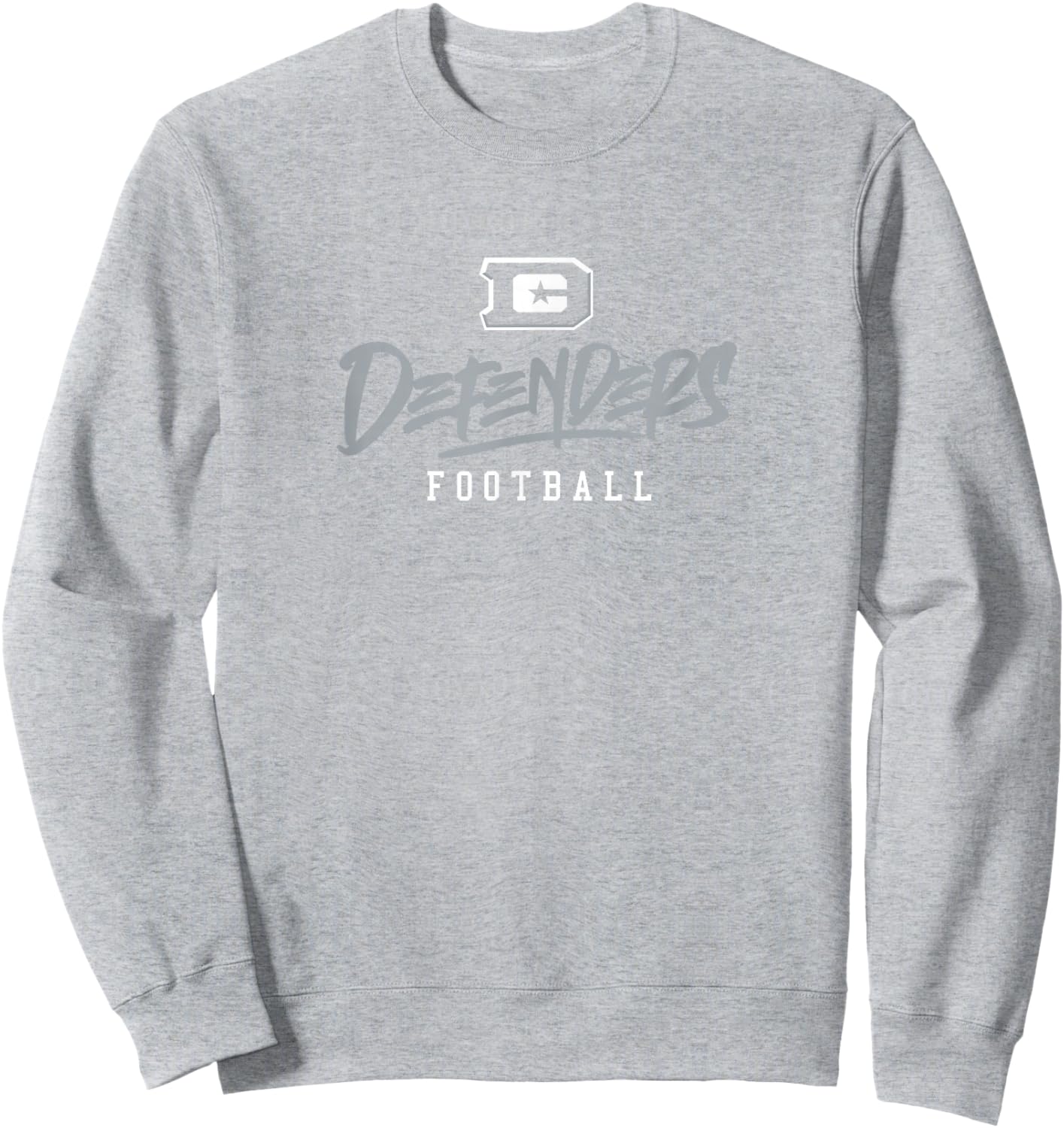 DC Defenders: Stylized Text Sweatshirt - Sweatshirt | Ash