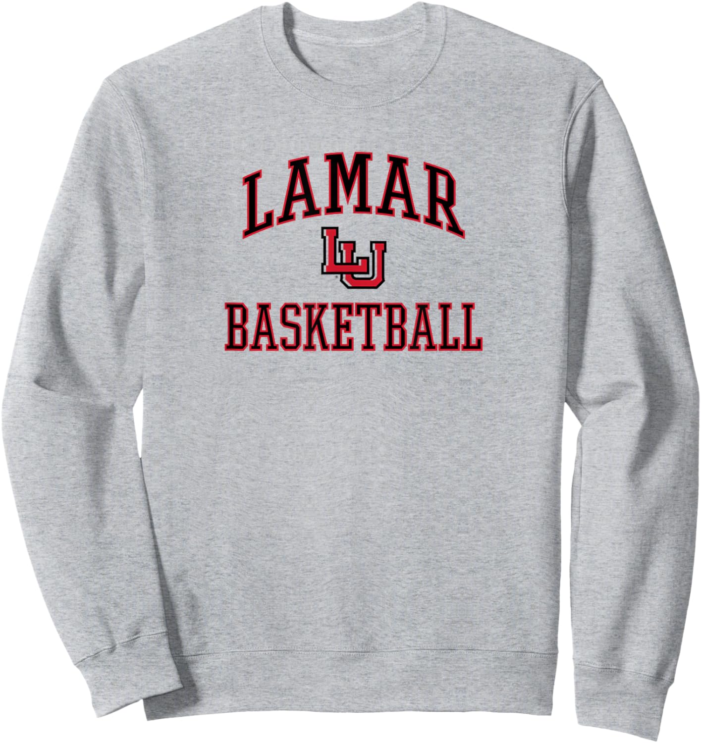 Lamar Cardinals Basketball Screen White Officially Licensed Sweatshirt - Sweatshirt | Ash