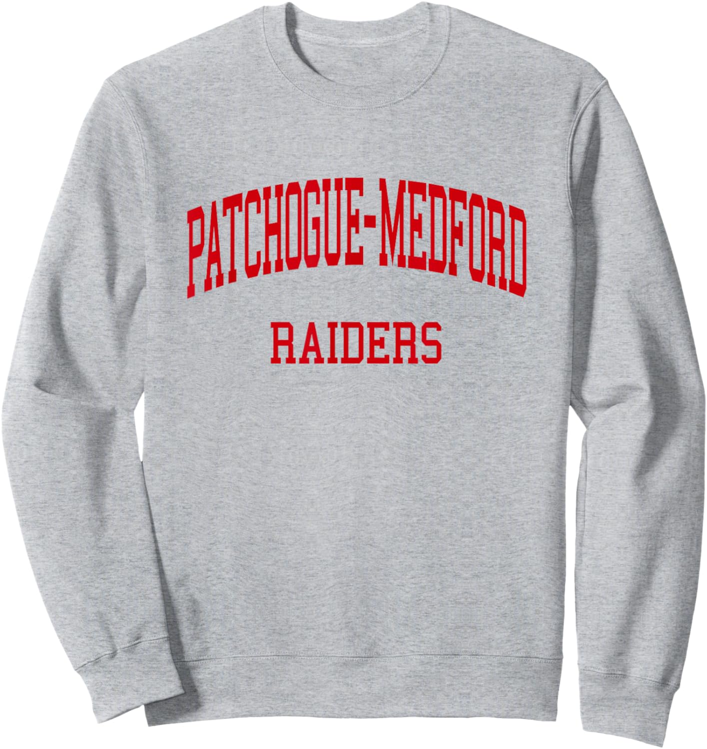 Patchogue-Medford High School HS Medford NY Retro Sweatshirt - Sweatshirt | Ash