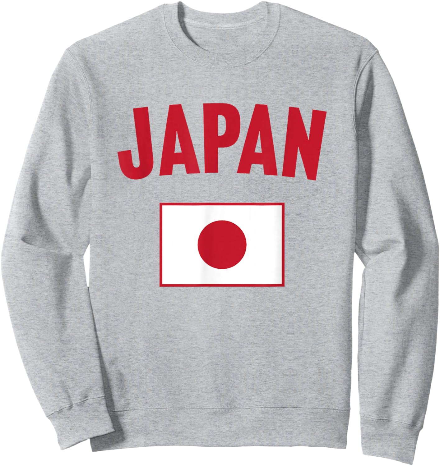 Japan Flag Sweatshirt - Sweatshirt | Ash