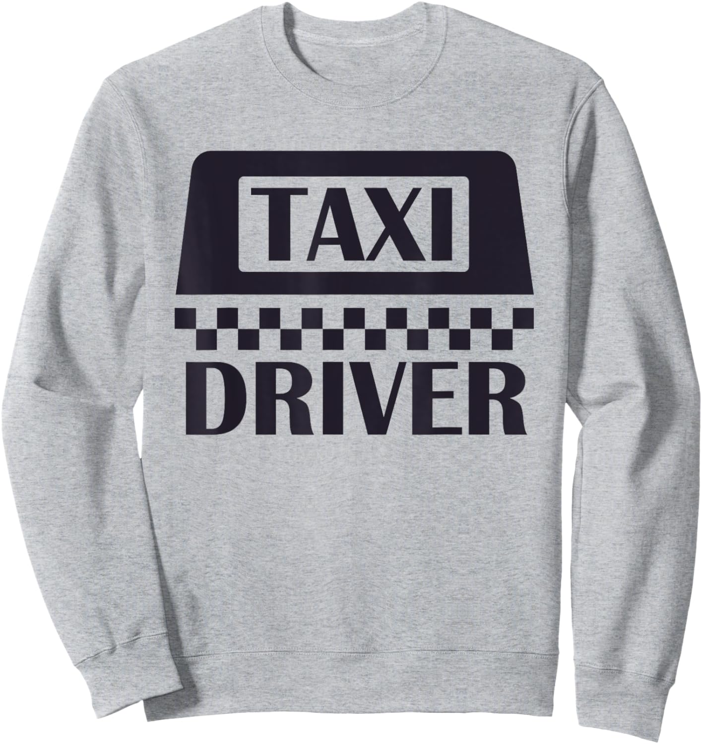Yellow Taxi Costume Halloween Funny Taxi Driver Men Driving Sweatshirt - Sweatshirt | Ash