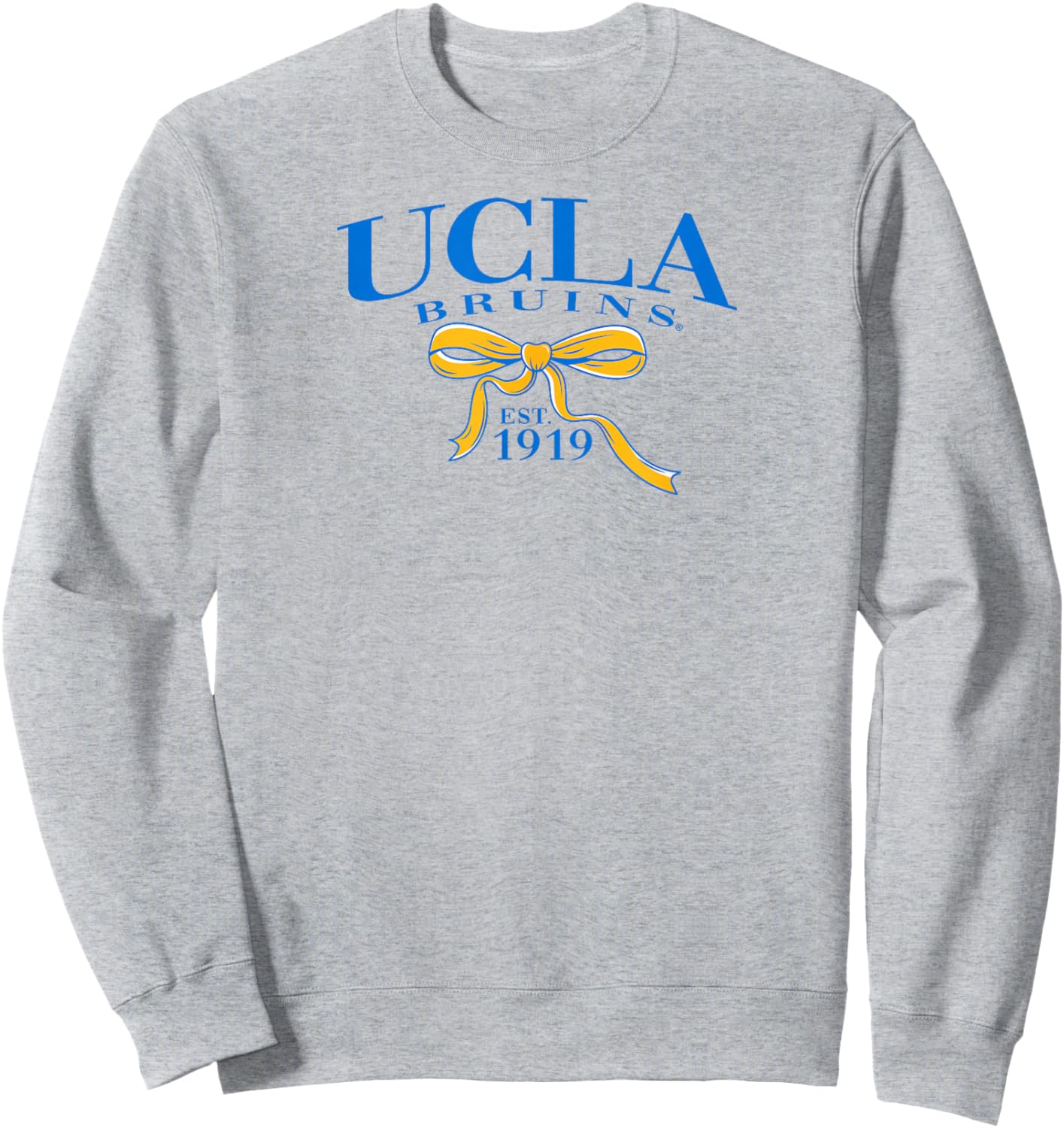 UCLA Bruins Bow Arch Gray Officially Licensed Sweatshirt - Sweatshirt | Ash