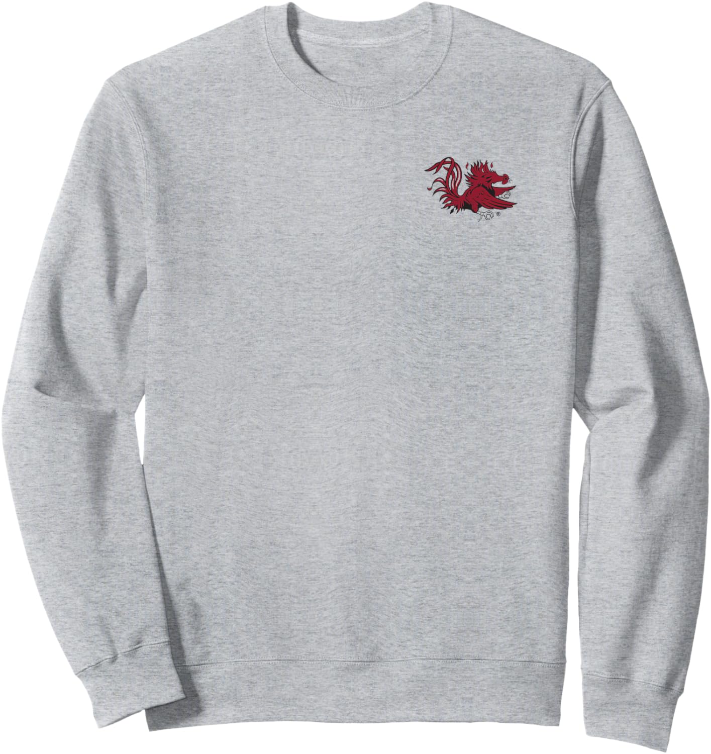 South Carolina Gamecocks Icon Front/Back White Sweatshirt - Sweatshirt | Ash