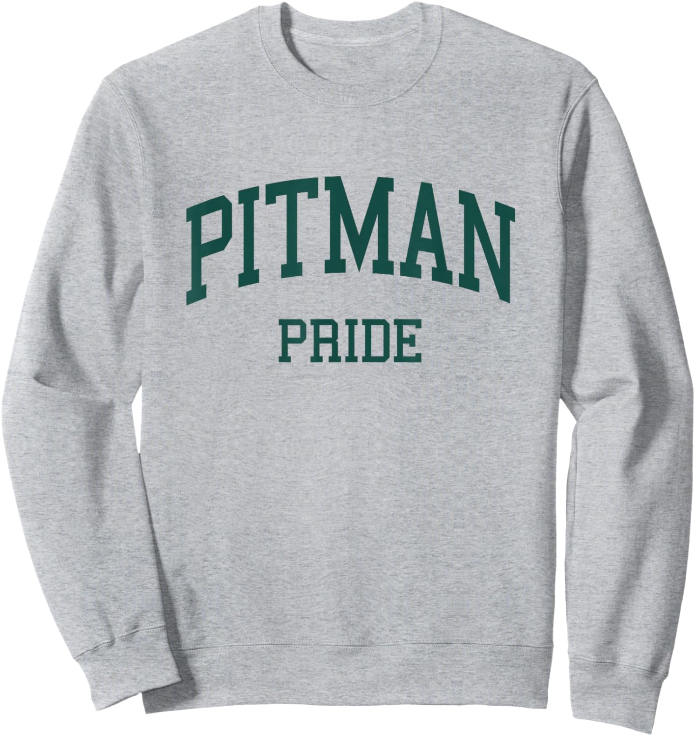 Pitman High School HS Turlock CA Retro Sweatshirt - Sweatshirt | Ash