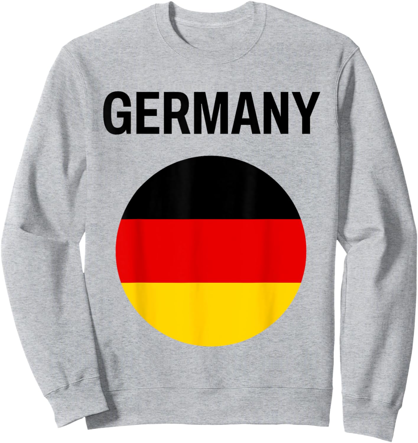Germany Flag Modern Sweatshirt - Sweatshirt | Ash