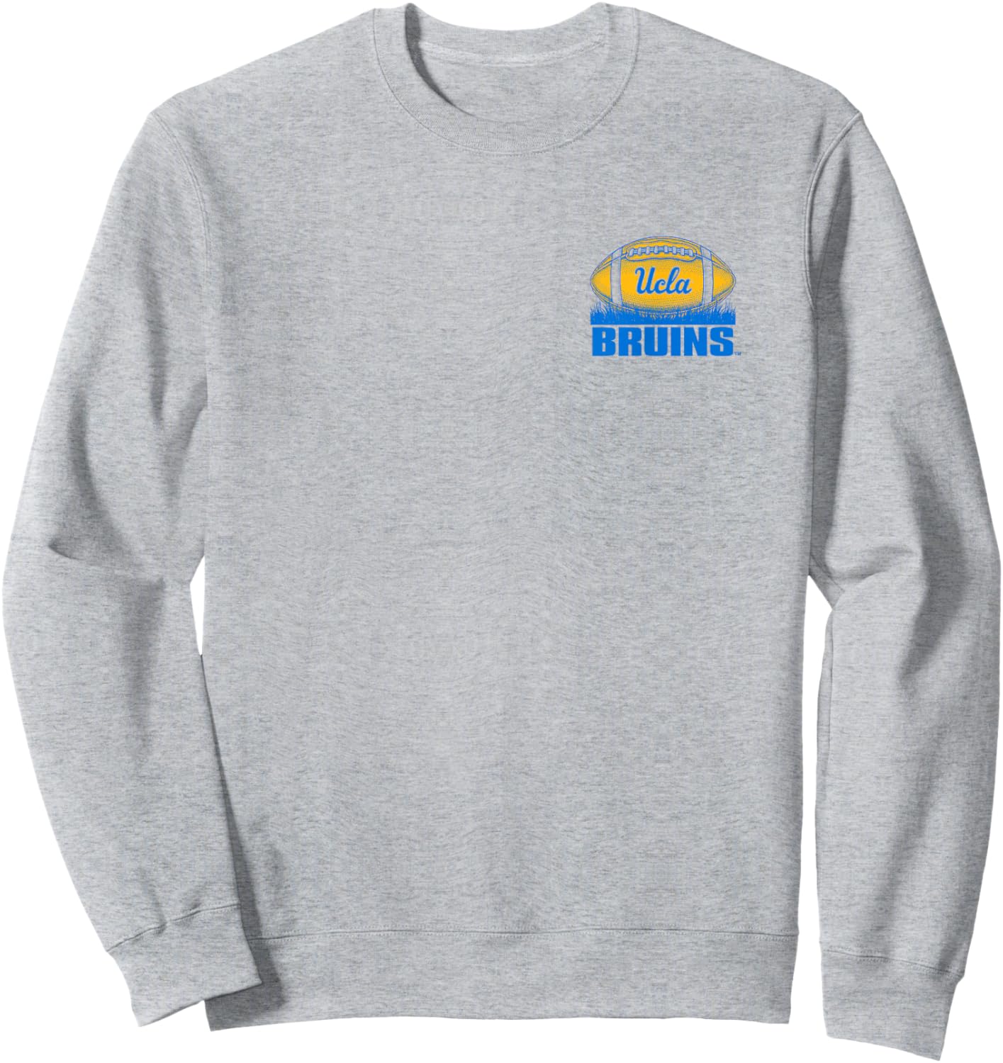 UCLA Bruins Football Saturdays Front/Back White Sweatshirt - Sweatshirt | Ash