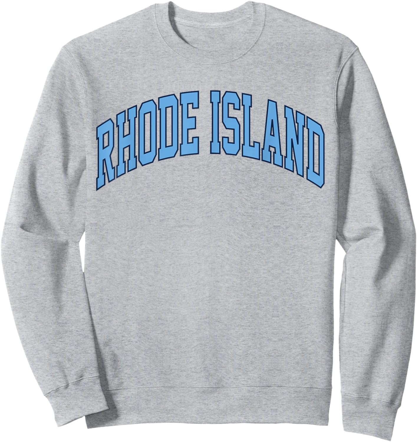 Retro Rhode Island Souvenir Classic Rhode Island Blue RI Sweatshirt - Sweatshirt | Ash