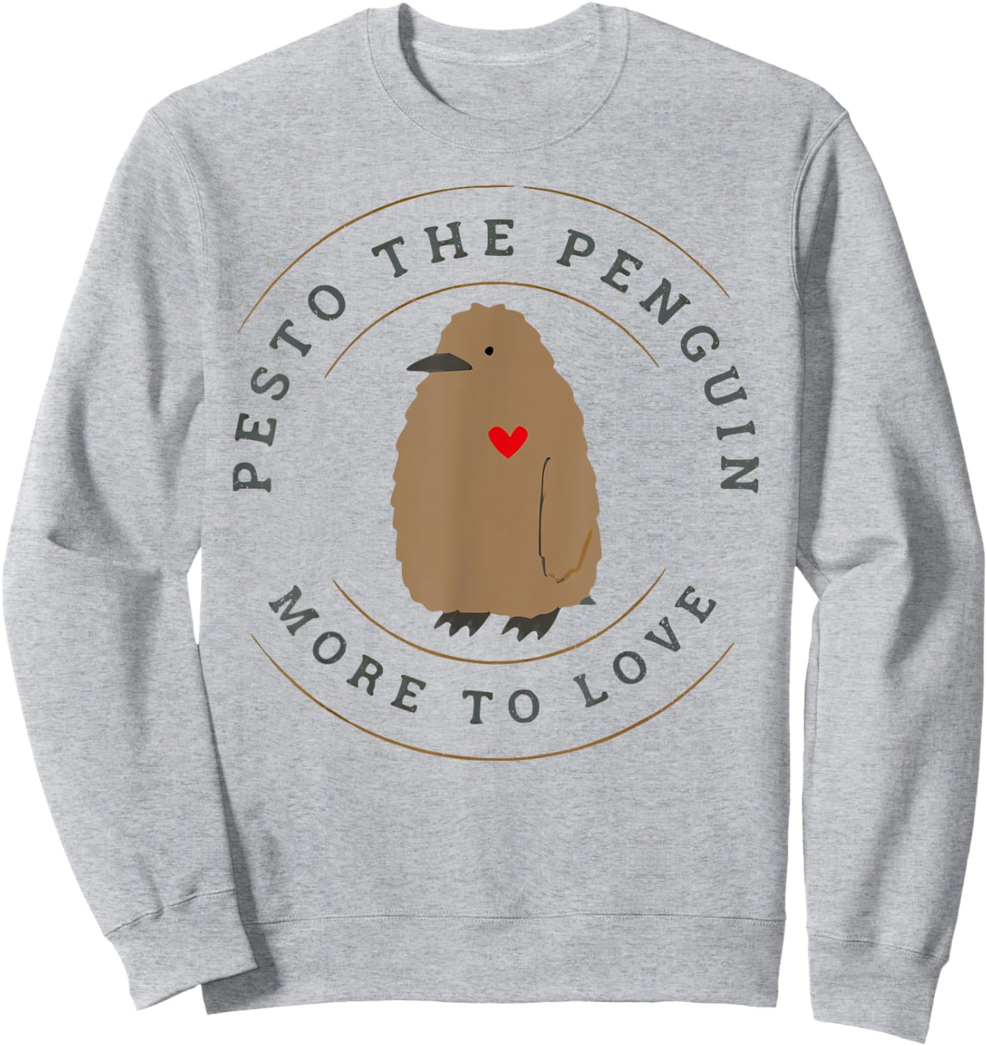 Pesto The Penguin More To Love Sweatshirt - Sweatshirt | Ash