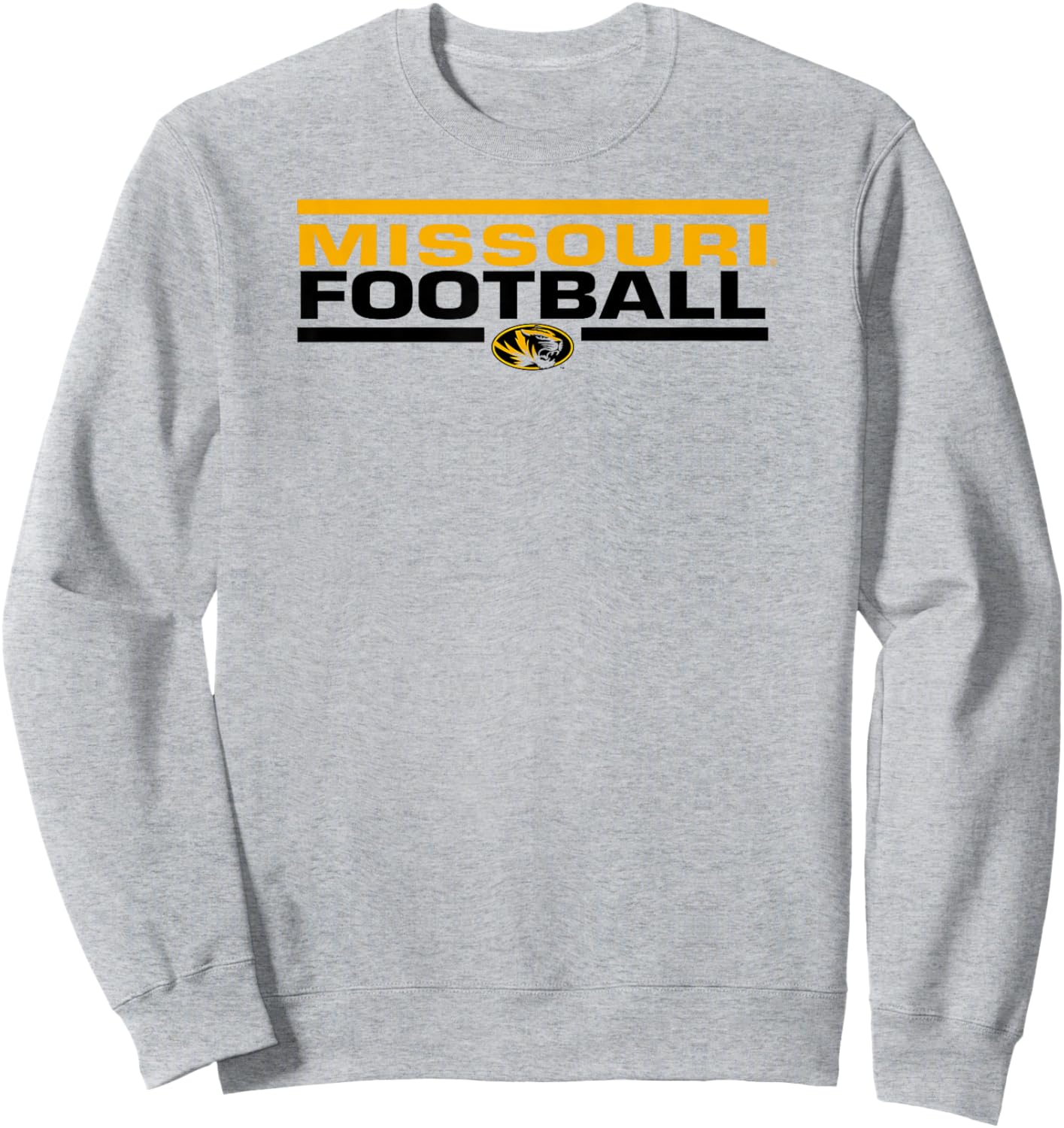 Missouri Tigers Football Tackle White Officially Licensed Sweatshirt - Sweatshirt | Ash
