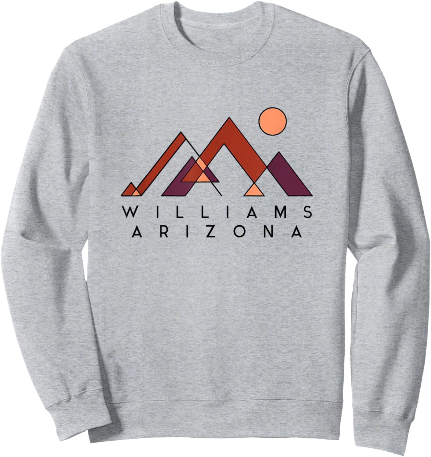 Williams Arizona | Williams Arizona Abstract | Williams AZ Sweatshirt - Sweatshirt | Ash