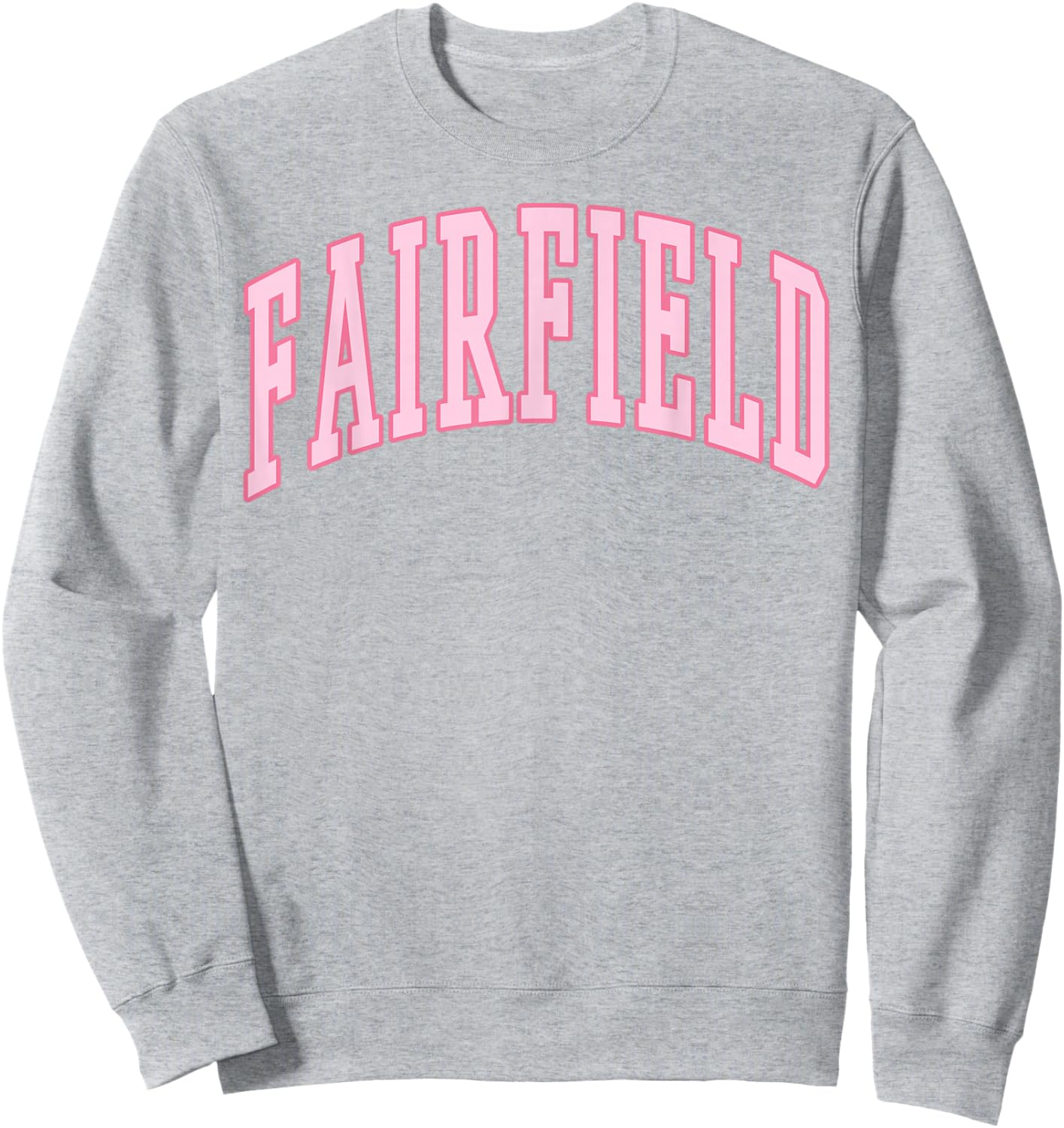 Fairfield Vintage Preppy Varsity Pink Sports Sweatshirt - Sweatshirt | Ash