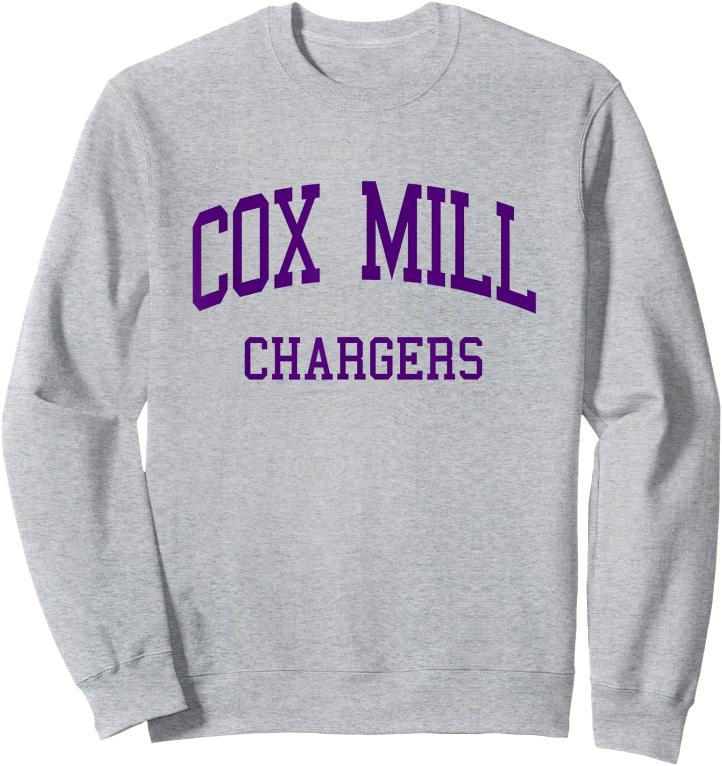 Cox Mill High School HS Concord NC Retro Sweatshirt - Sweatshirt | Ash