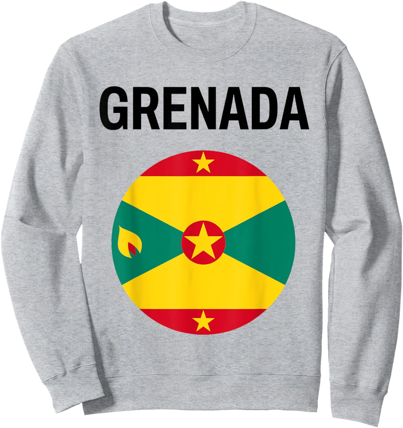 Grenada Flag Modern Sweatshirt - Sweatshirt | Ash