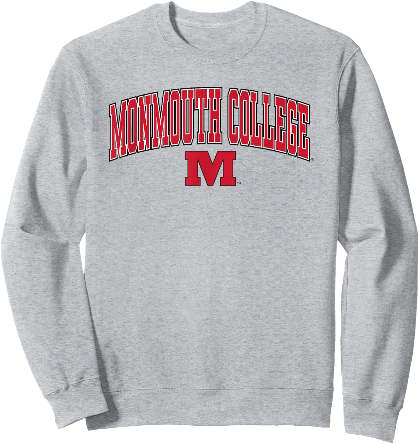 Monmouth College Fighting Scots Arch Over Sweatshirt - Sweatshirt | Ash