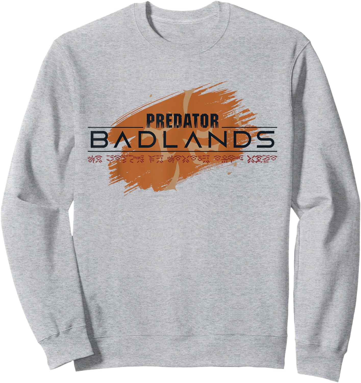 Predator: Badlands Yautja Symbol Graphic Sweatshirt - Sweatshirt | Ash