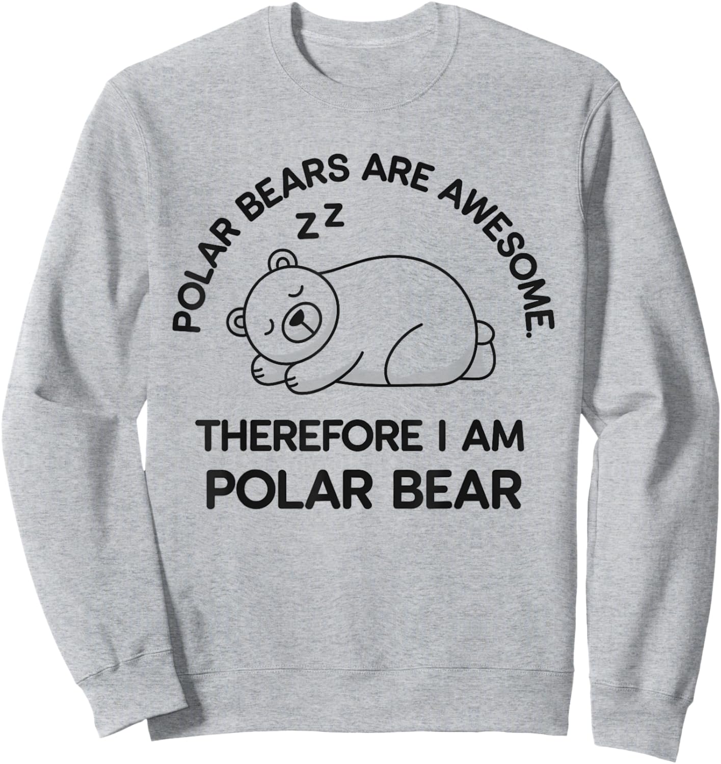 Polar Bear Men Light Up Polar Bear Wish Lover Funny Sweatshirt - Sweatshirt | Ash
