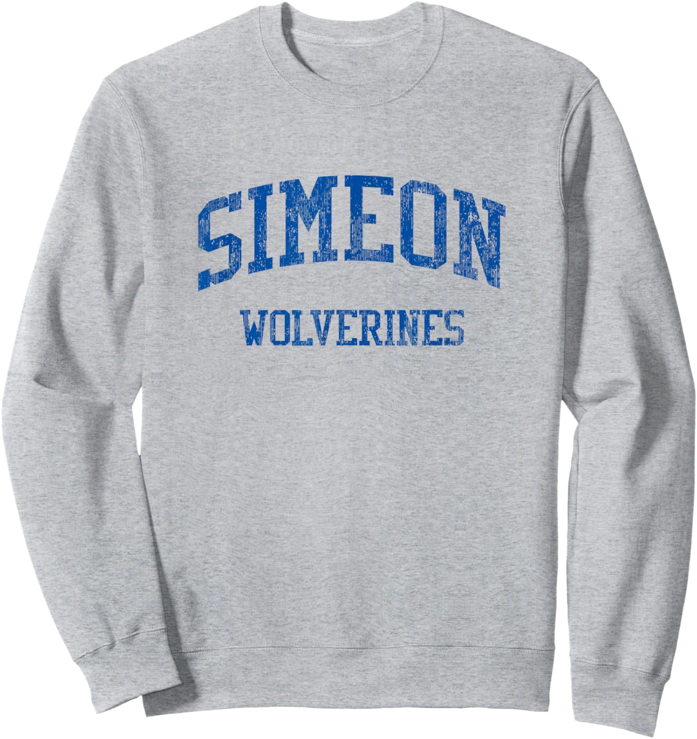 Simeon High School HS Chicago IL Vintage Sports Sweatshirt - Sweatshirt | Ash
