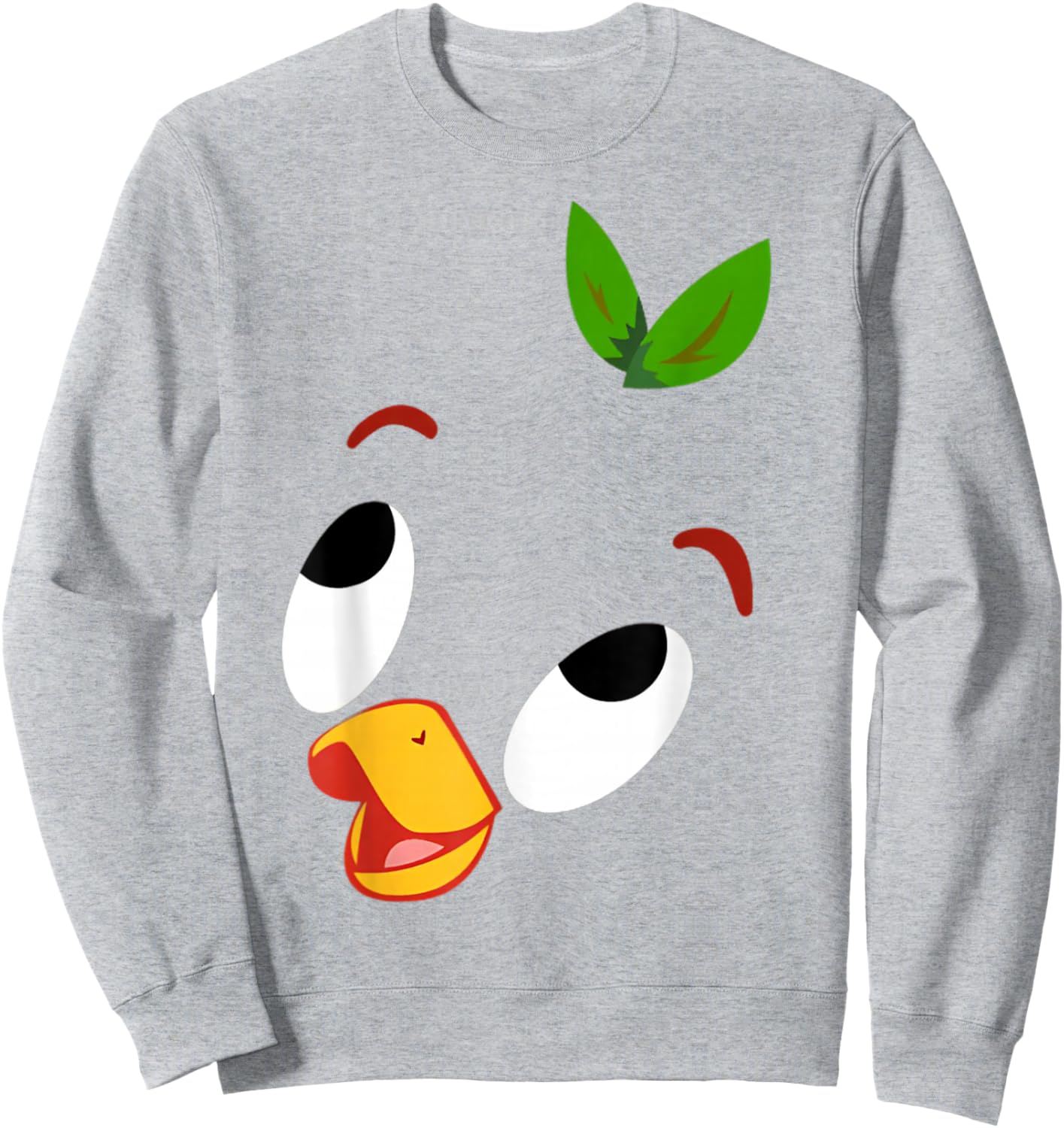 Little Orange Bird Costume for Adventure Trip Sweatshirt - Sweatshirt | Ash