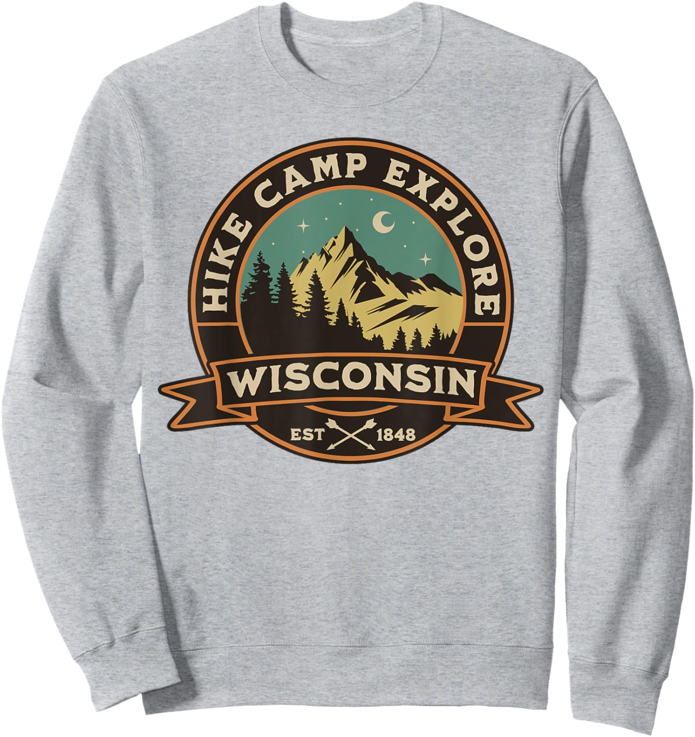 Wisconsin Sweatshirt - Sweatshirt | Ash