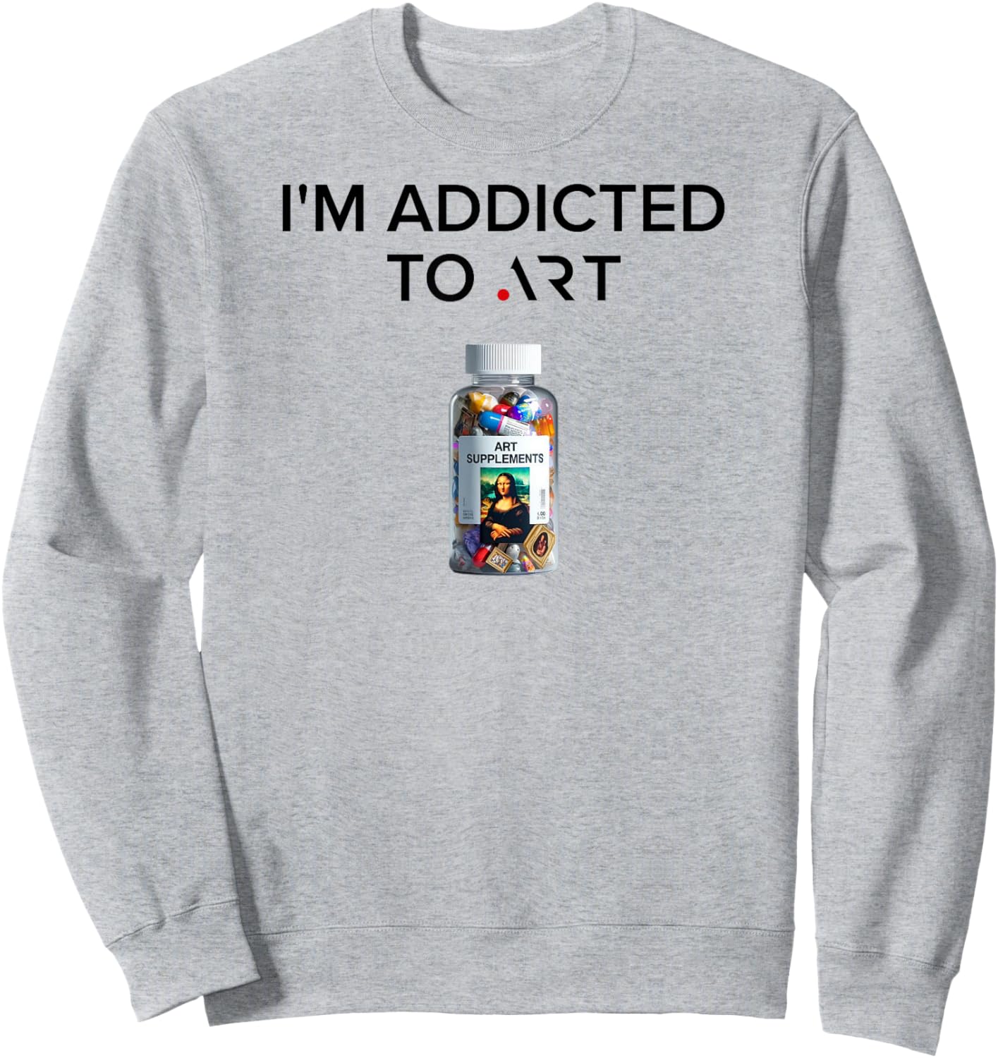 Can't Live Without Art Sweatshirt - Sweatshirt | Ash