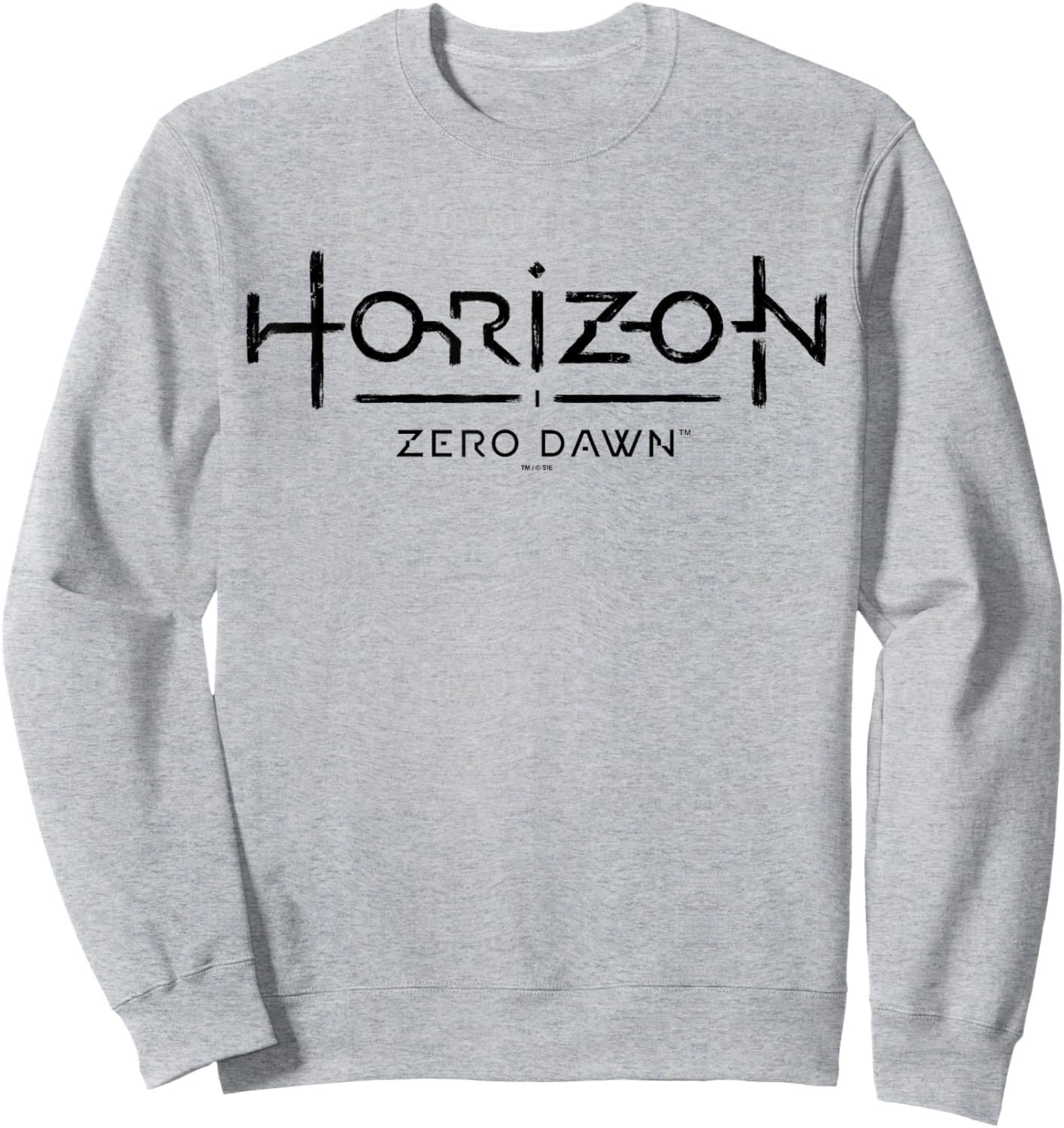 Horizon Zero Dawn Logo Cybernetic Dark Font Lettering Sweatshirt - Sweatshirt | Ash