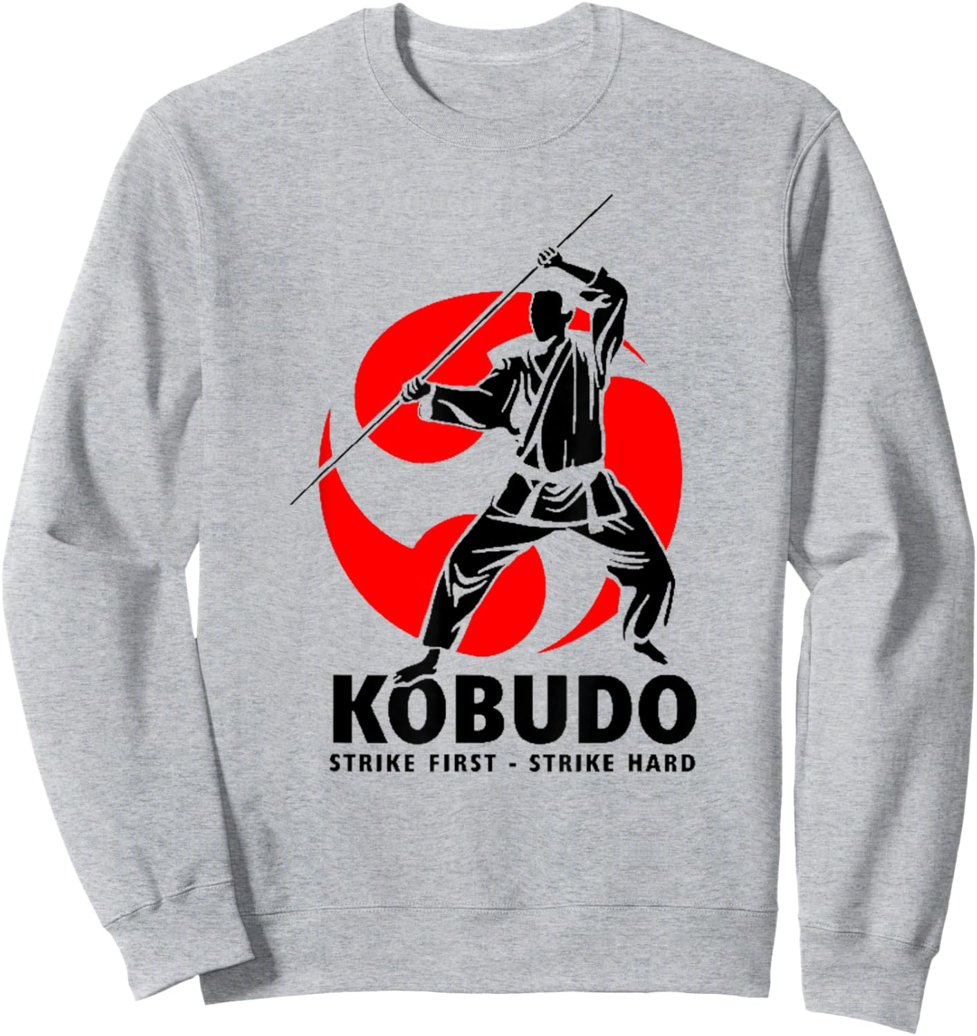 Okinawa Kobudo Japanisches Budo Cool Asiatische Kampfsport-Fans Sweatshirt - Sweatshirt | Ash