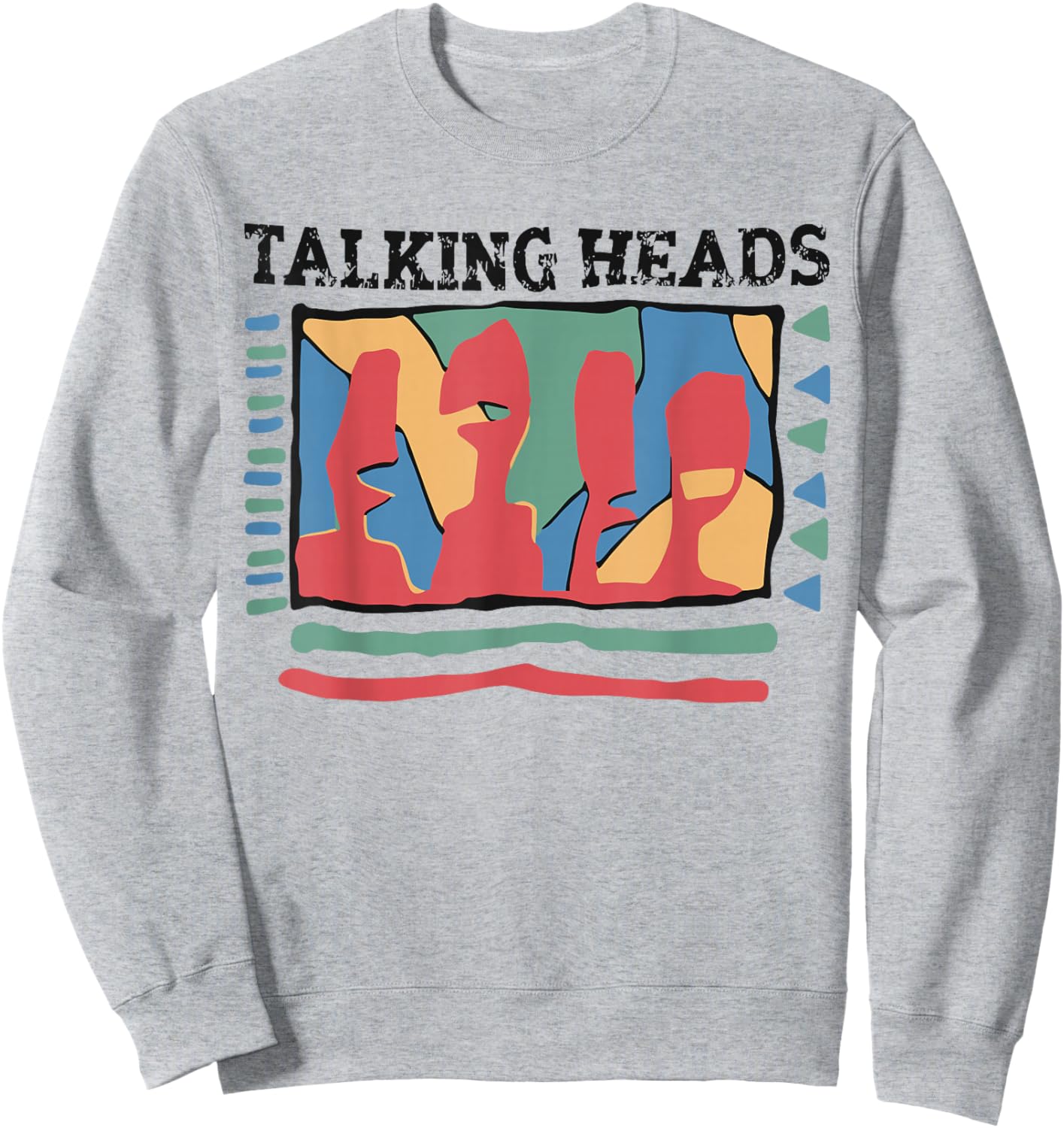 Talking Heads Yellow Retro Graphic Sweatshirt - Sweatshirt | Ash
