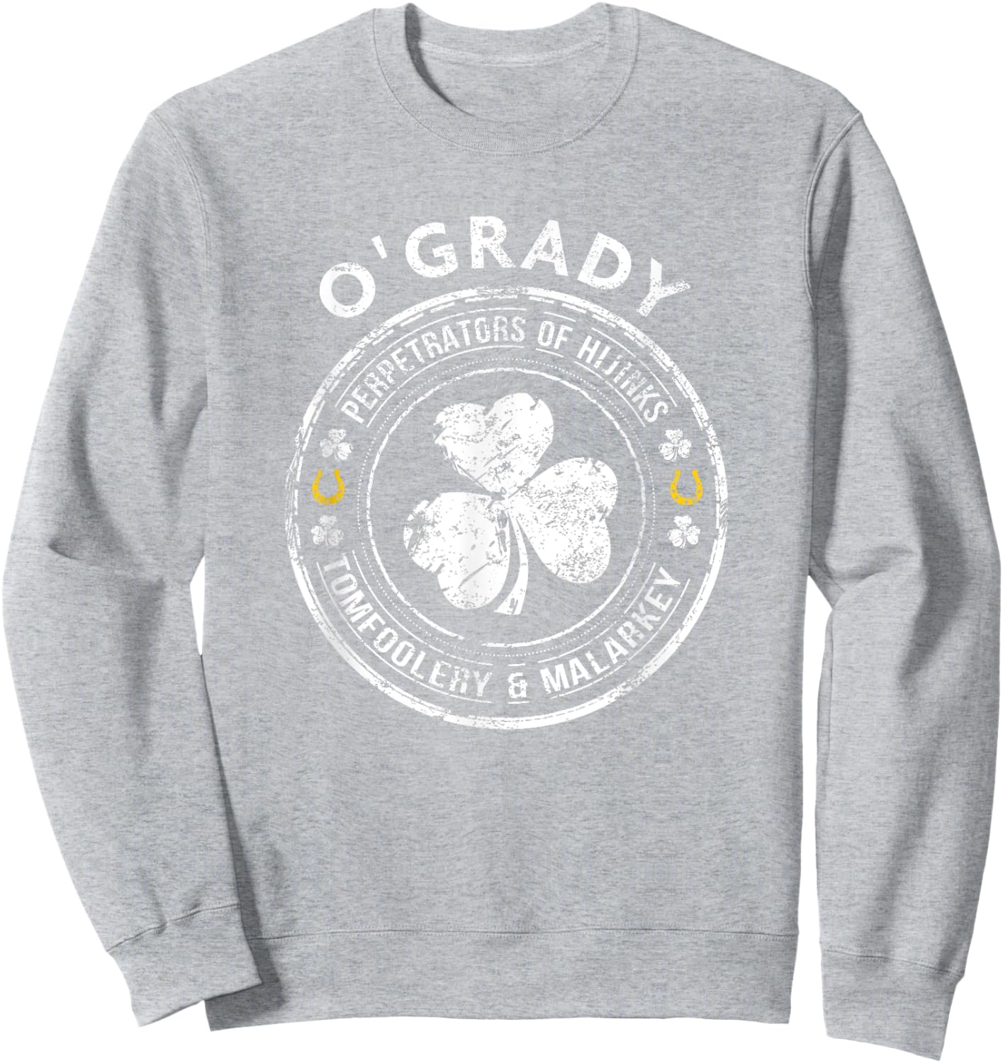 O'Grady Irish Family Name Sweatshirt - Sweatshirt | Ash
