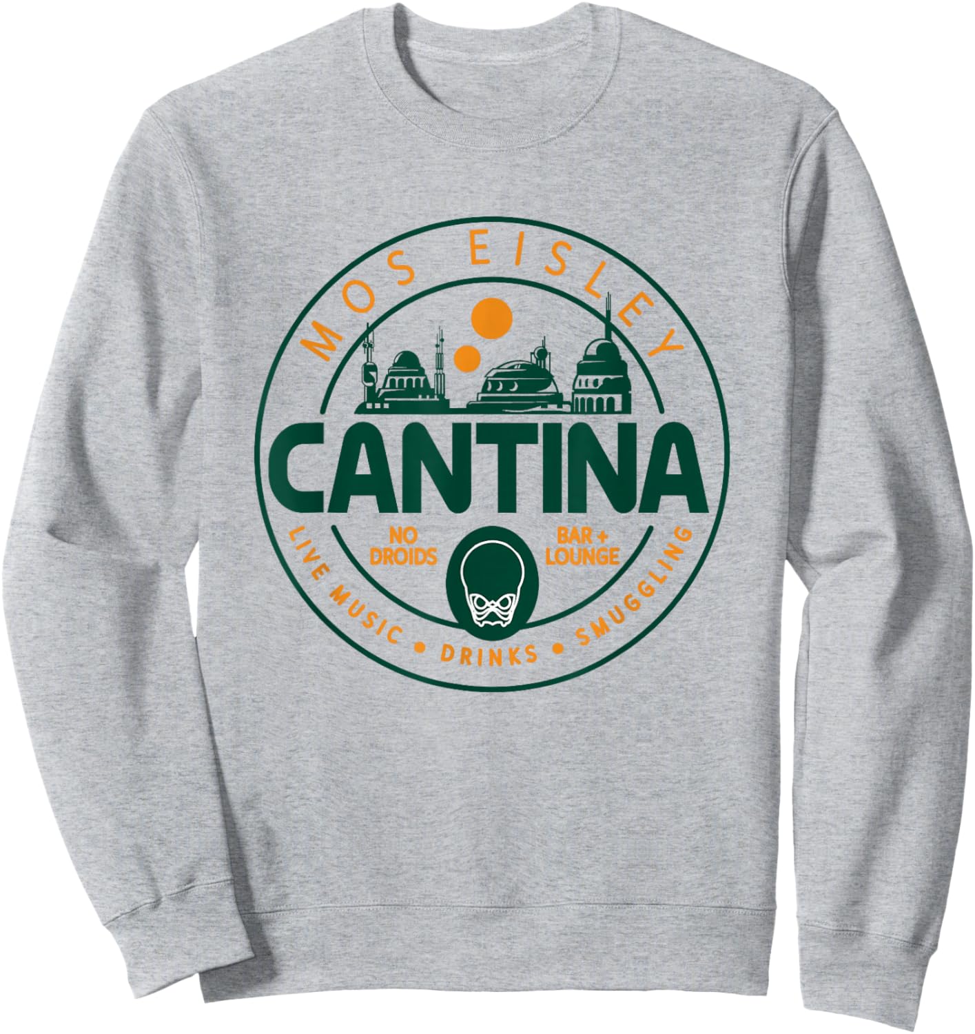 Star Wars Mos Eisley Cantina Circle Logo Sweatshirt - Sweatshirt | Ash
