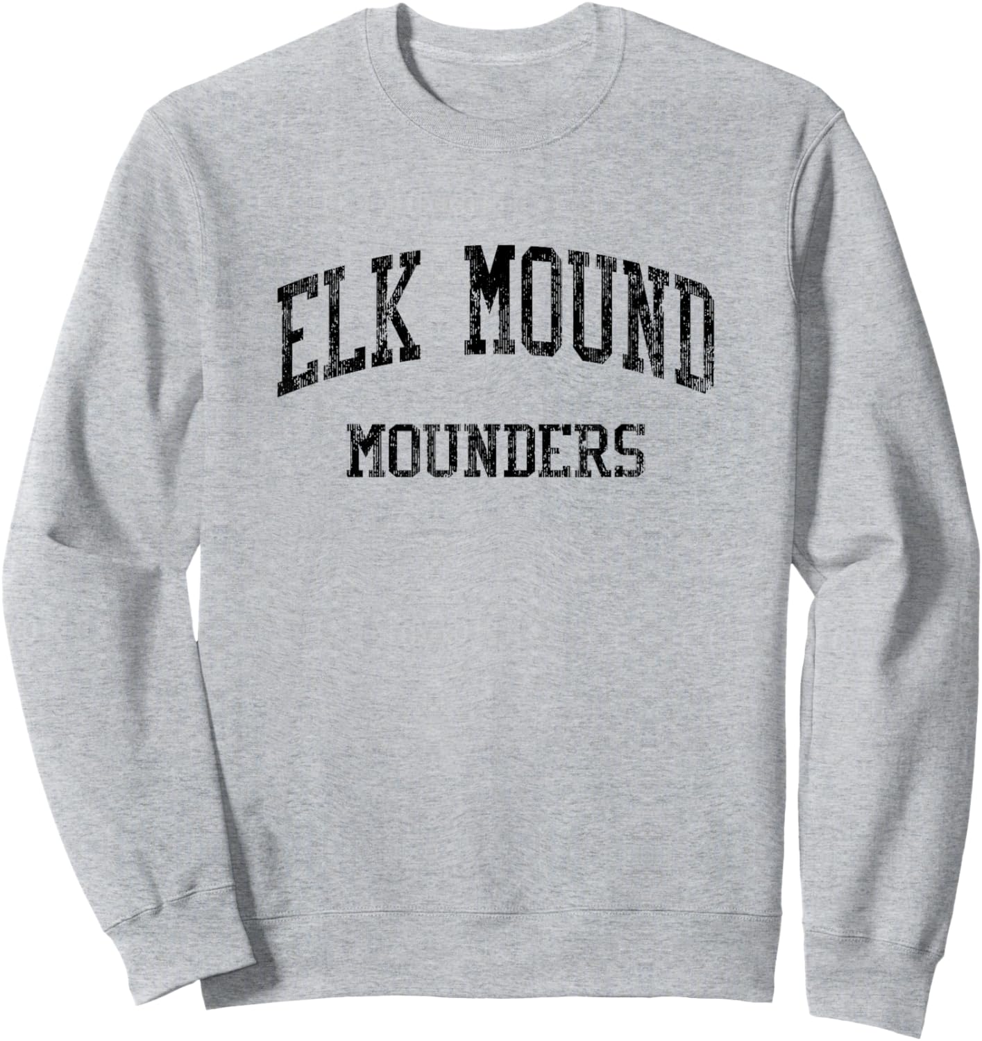 Elk Mound High School HS Elk Mound WI Vintage Sports Sweatshirt - Sweatshirt | Ash