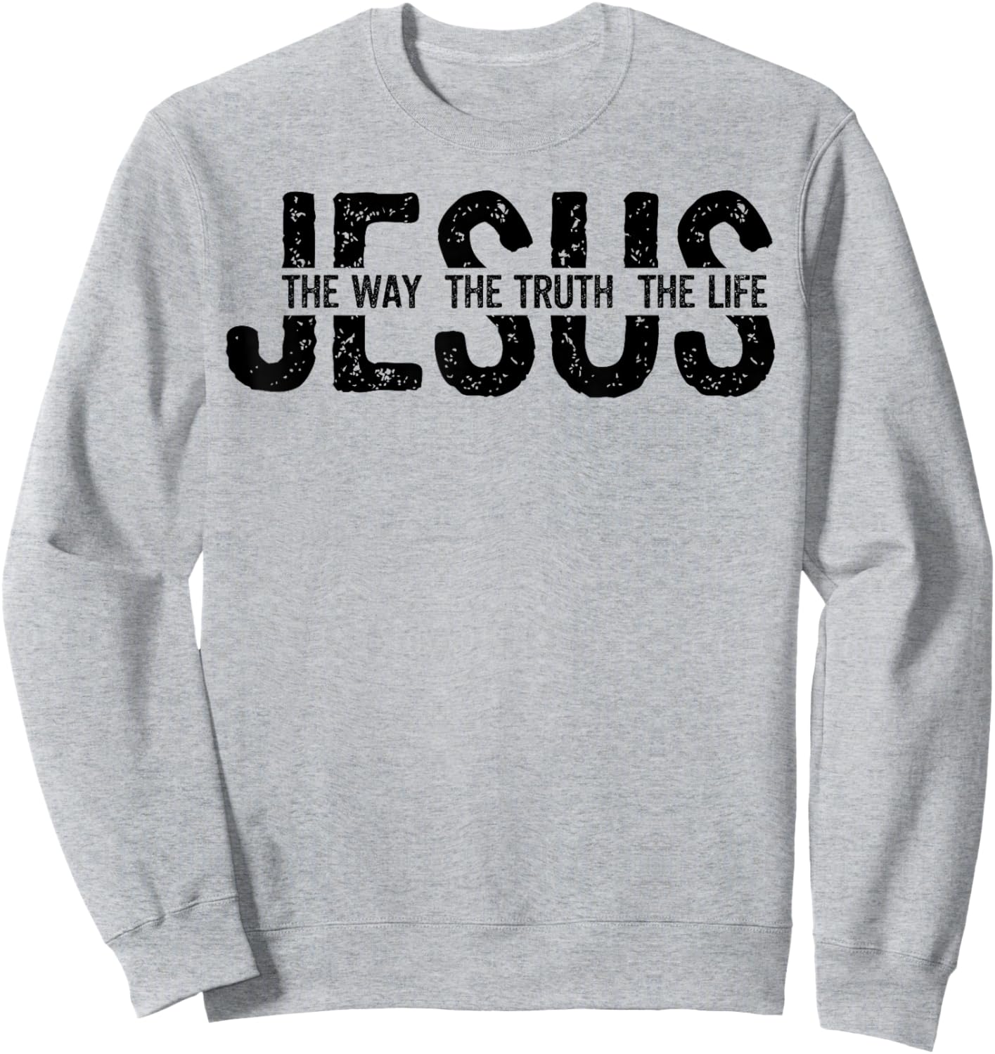 Jésus Chrétien Croyant Religieux Foi Bible Verse Église Sweatshirt - Sweatshirt | Ash