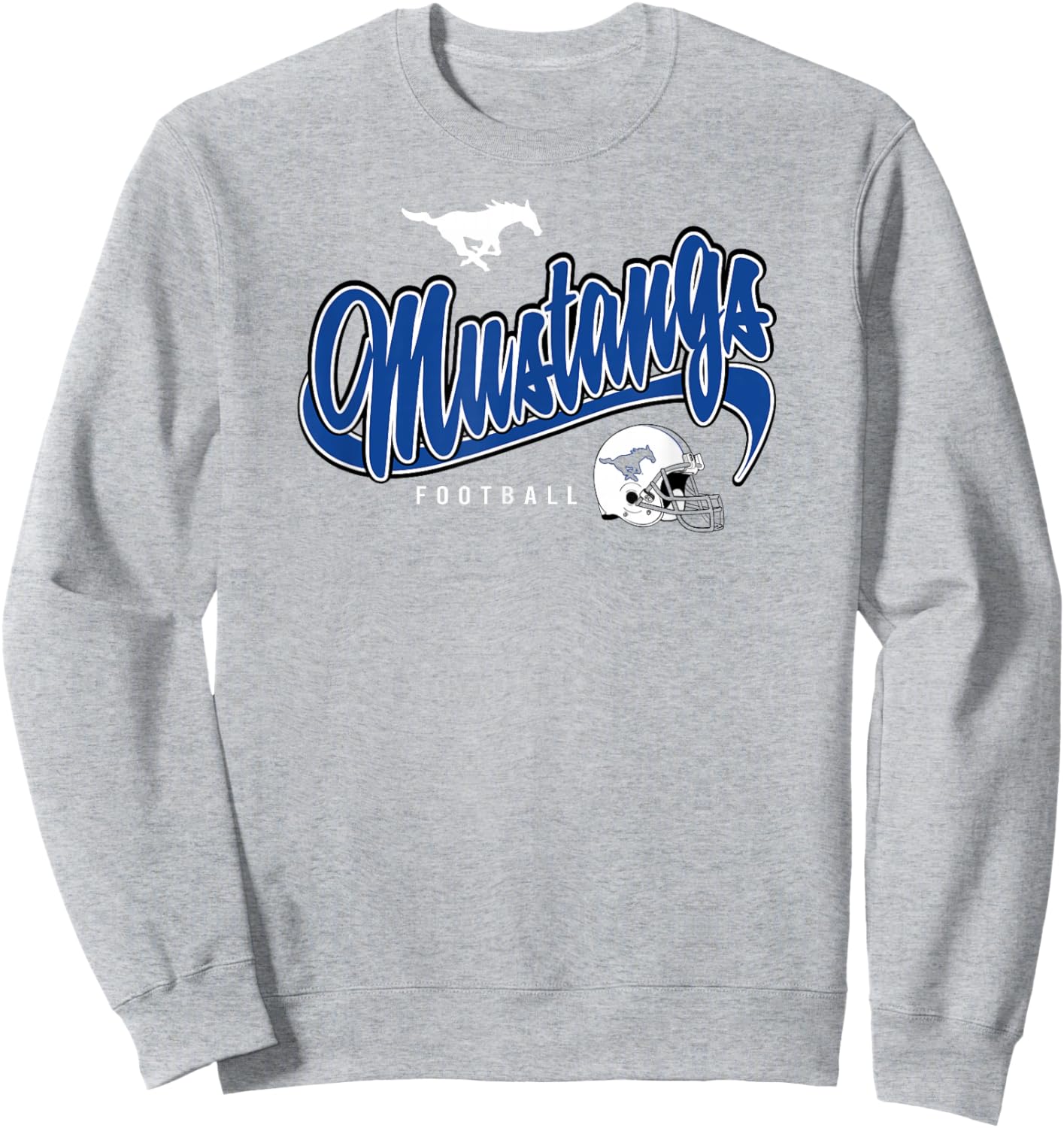 SMU Mustangs Football Goodness Red Officially Licensed Sweatshirt - Sweatshirt | Ash