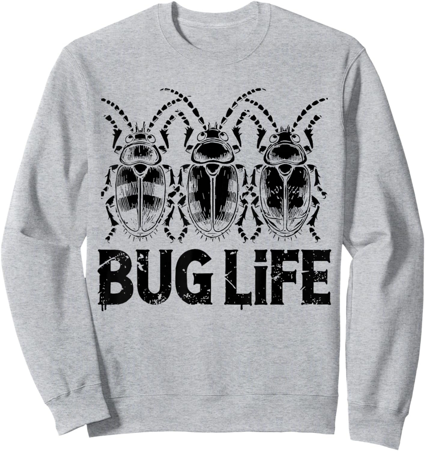 Bug life Great Bug Lover Brood Locust Birthday Design Sweatshirt - Sweatshirt | Ash