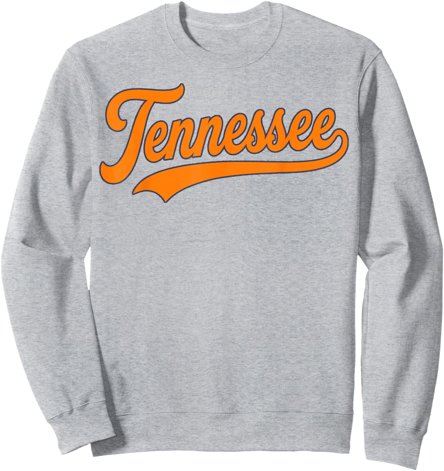 Tennessee Vintage Orange Tennessee Men Women Retro Orange Sweatshirt - Sweatshirt | Ash