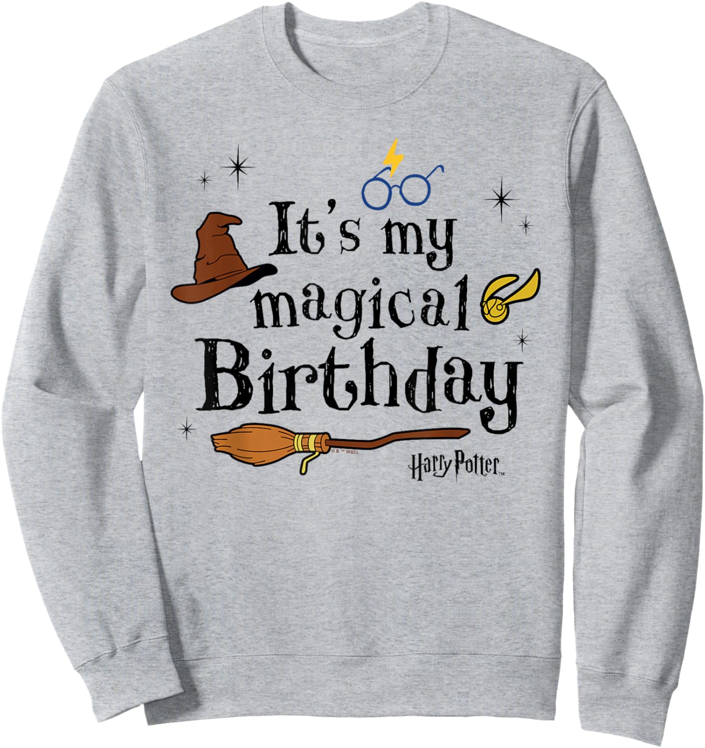 Harry Potter It's My Magical Birthday Sweatshirt - Sweatshirt | Ash