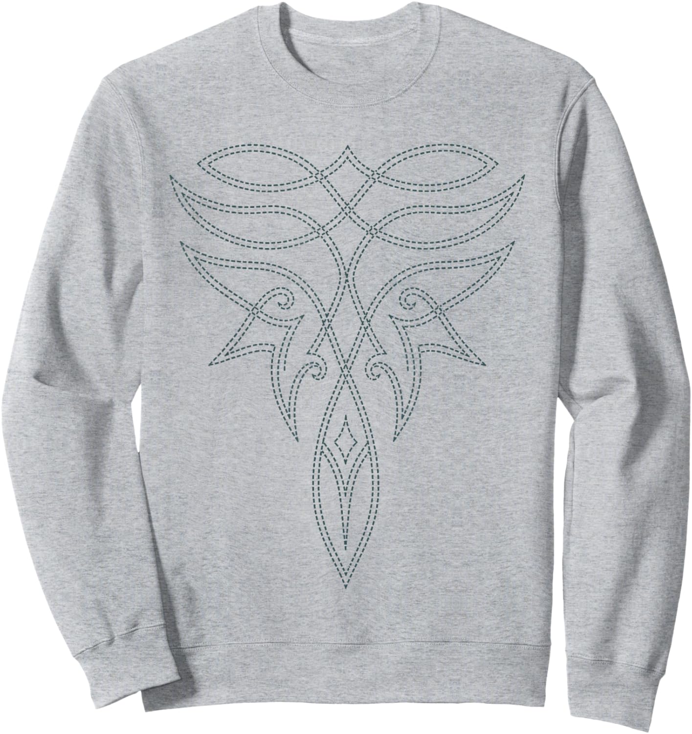 Western Cowboy Boot Stitch Cowgirl Country Rodeo Graphic Sweatshirt - Sweatshirt | Ash