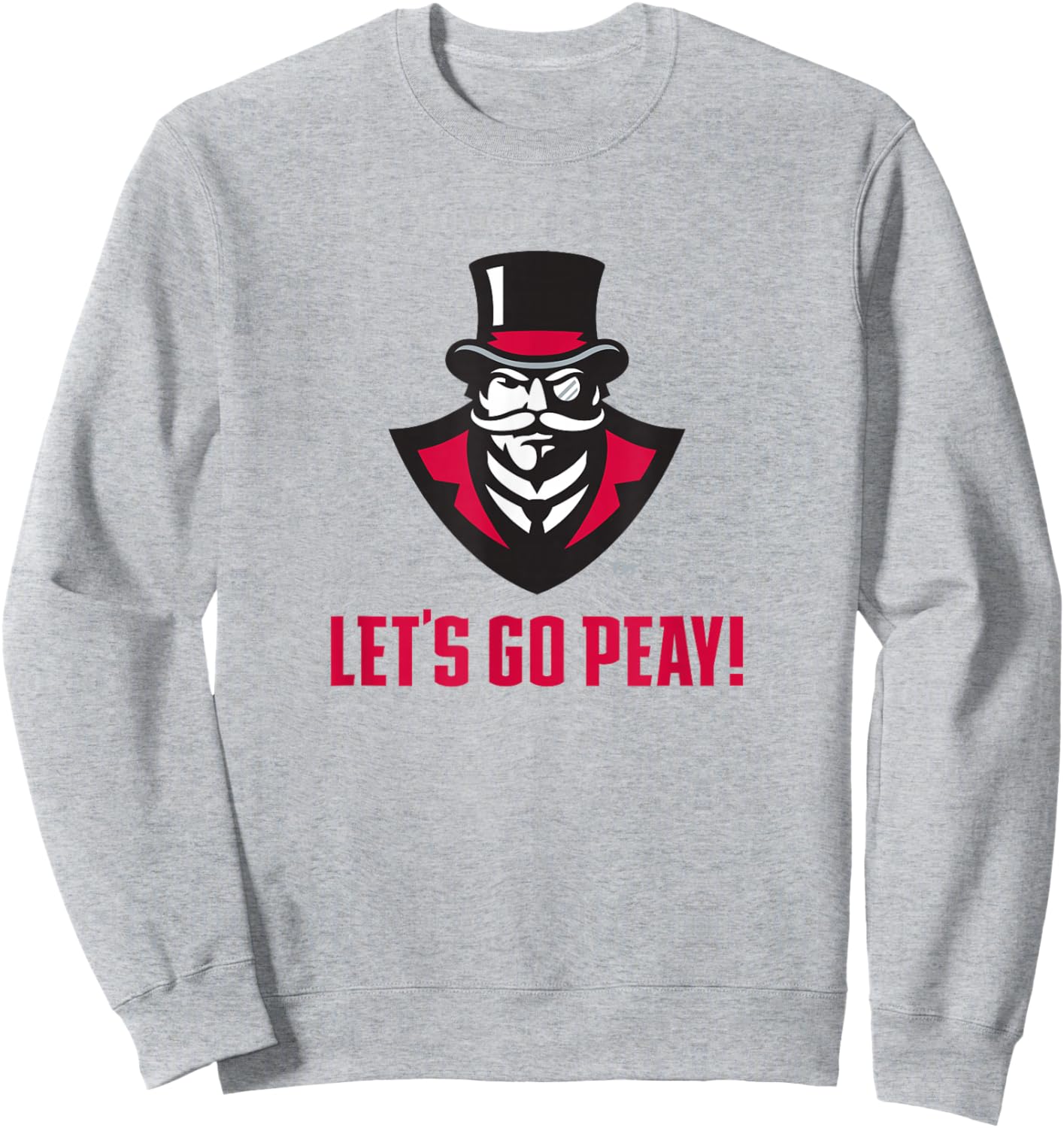 Austin Peay State University Governors Apparel Fans Sweatshirt - Sweatshirt | Ash