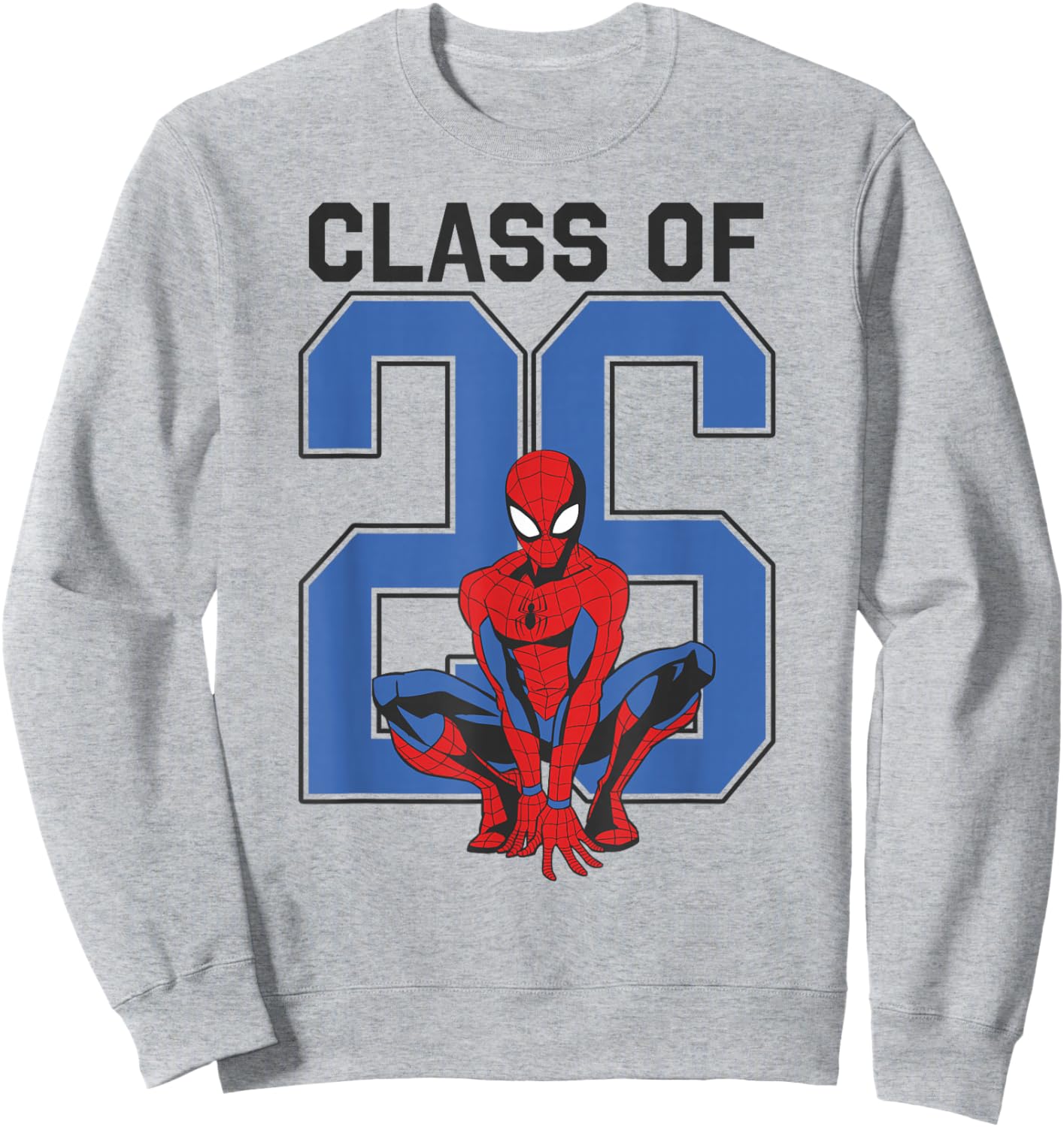 Marvel Spider-Man Graduation Class of 26 Classic Spidey Pose Sweatshirt - Sweatshirt | Ash
